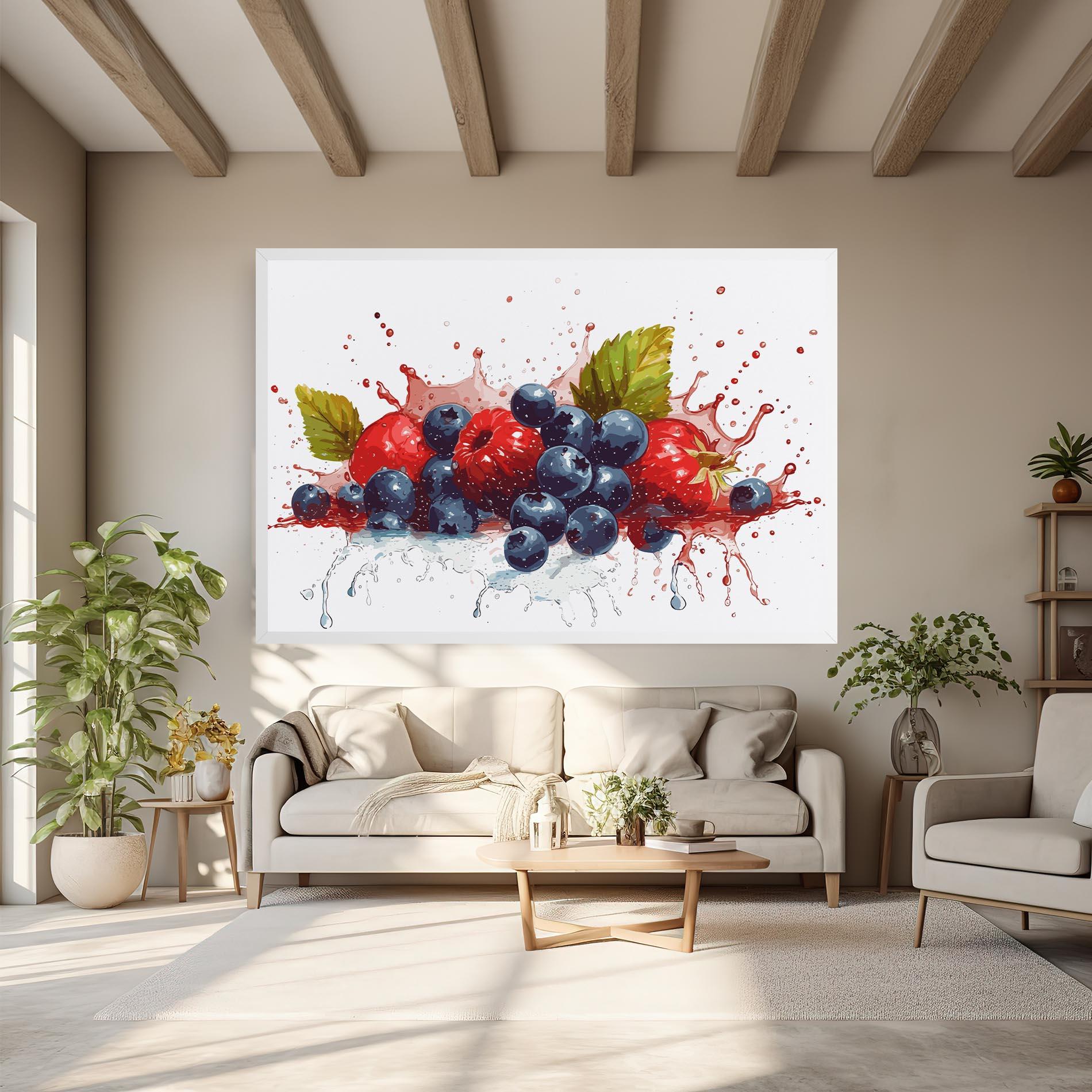Tablou Canvas Berries Art mockup 6