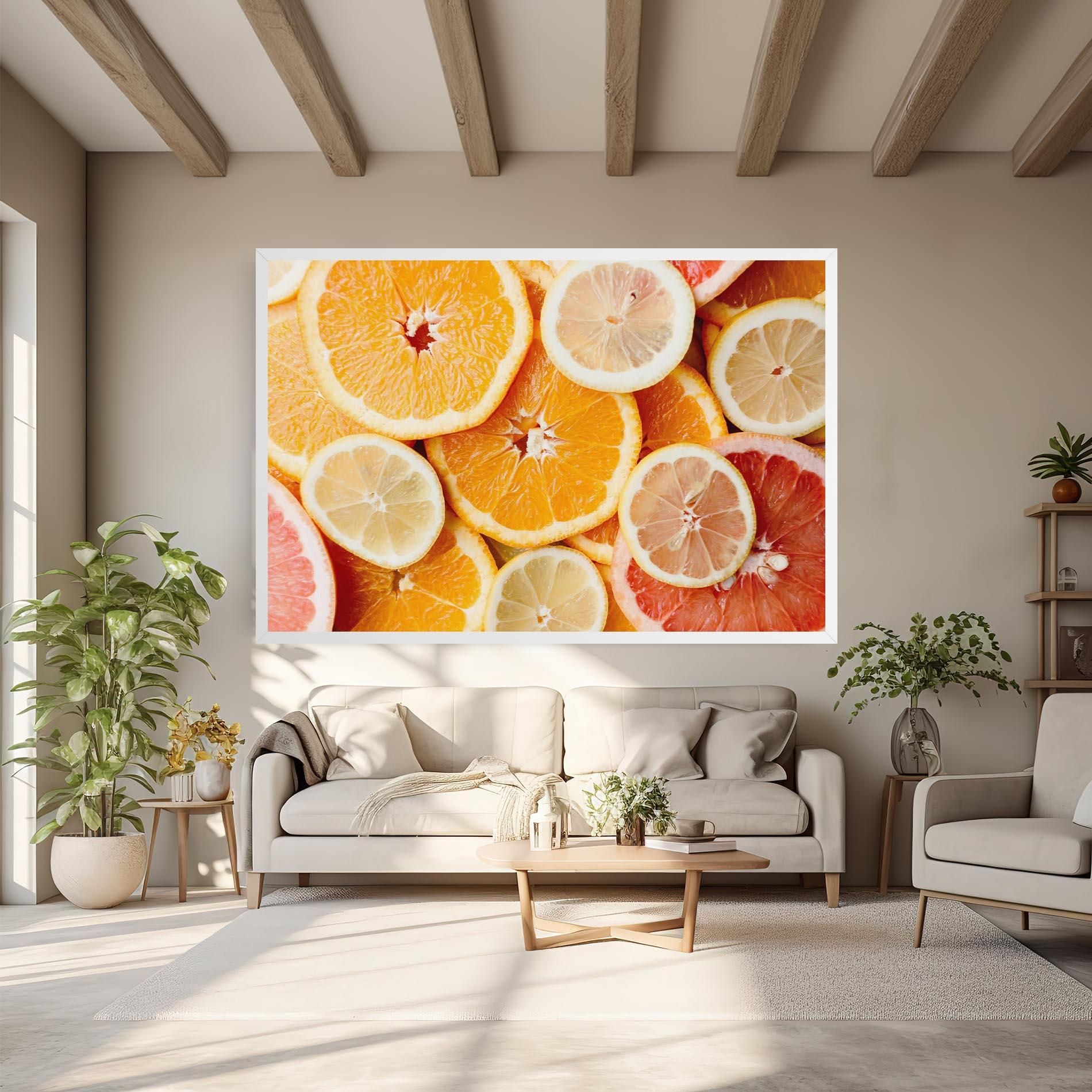 Tablou Canvas Citrus Fruits mockup 6