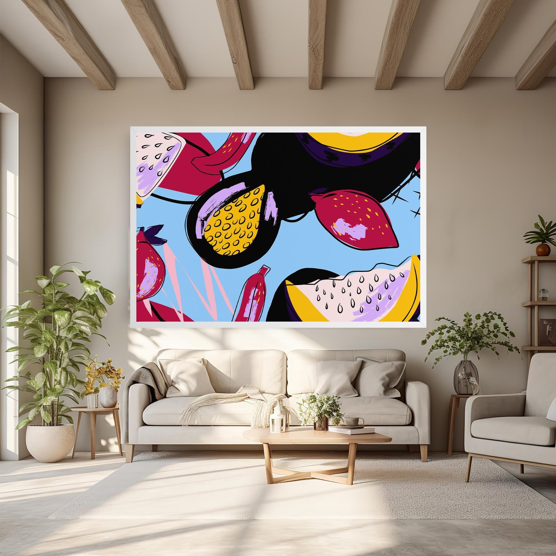 Tablou Canvas Colorful Fruits mockup 6