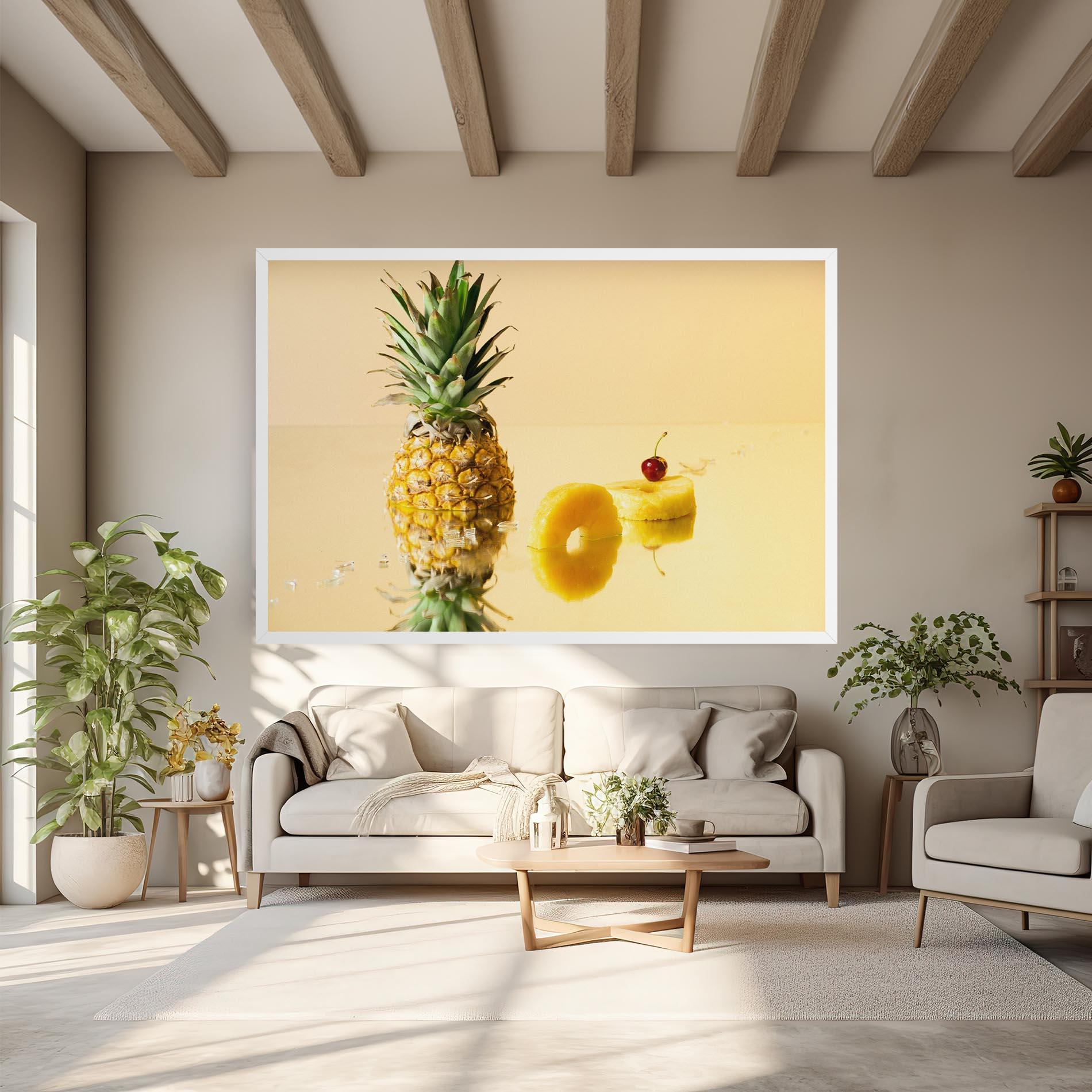 Tablou Canvas Cut Pineapple mockup 6