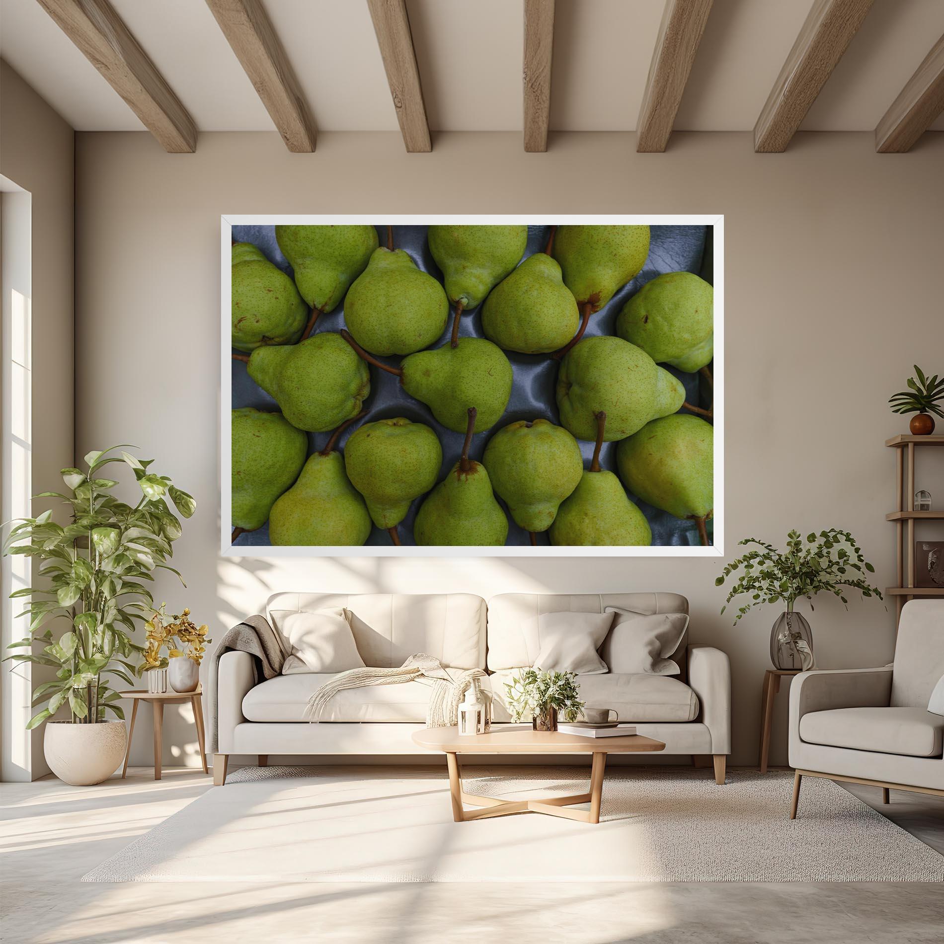 Tablou Canvas Green Pear mockup 6