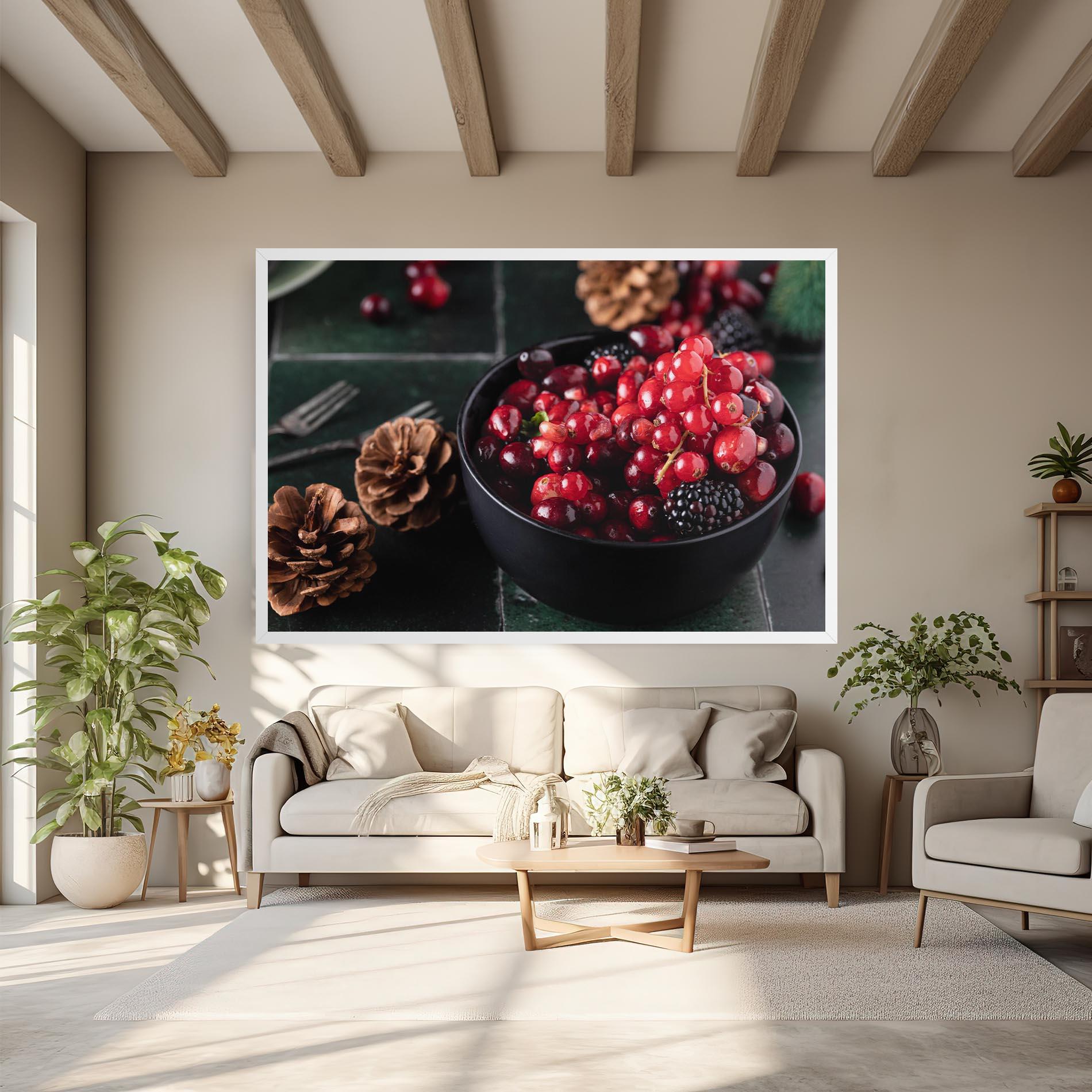Tablou Canvas Red Berries mockup 6