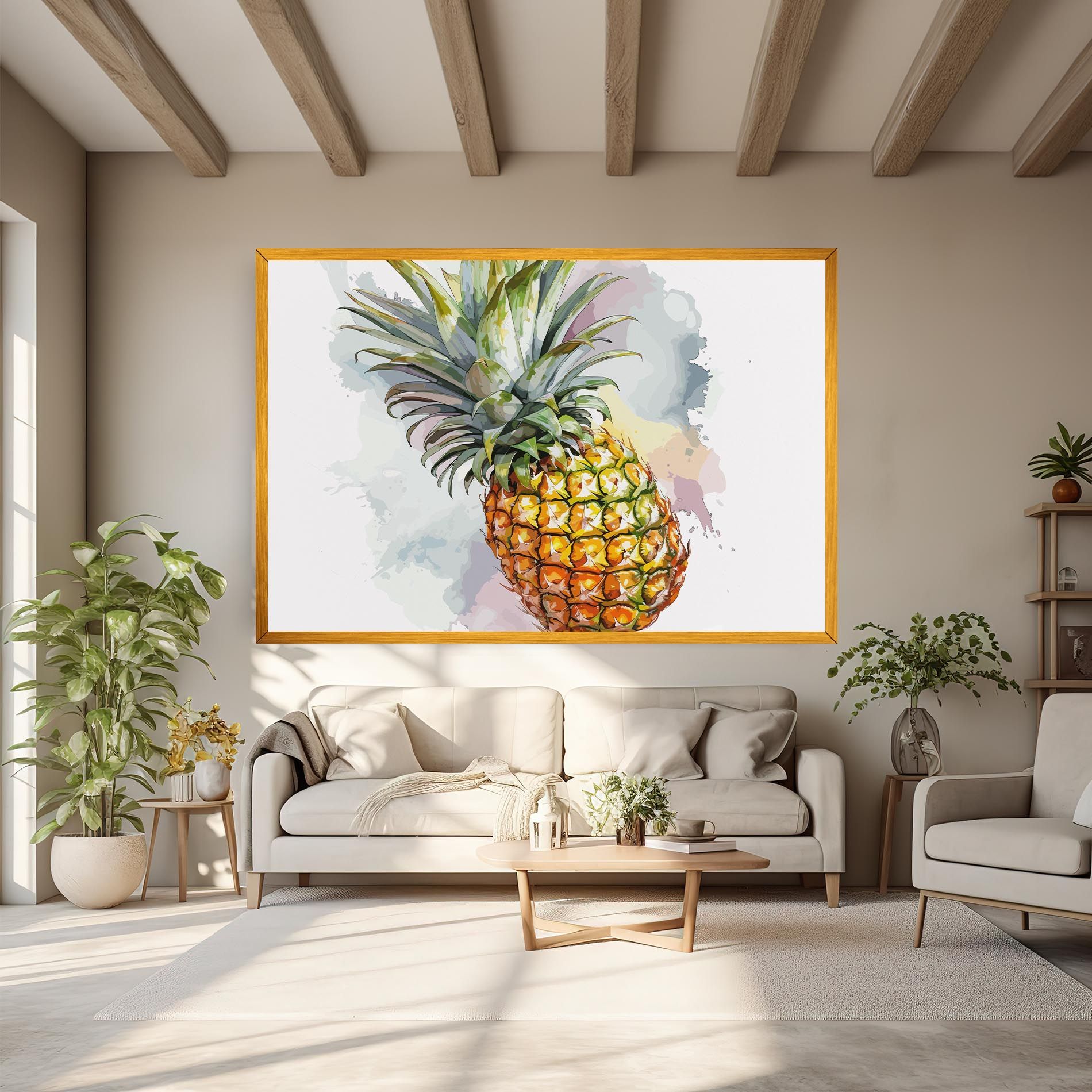 Artistic Pineapple mockup 6