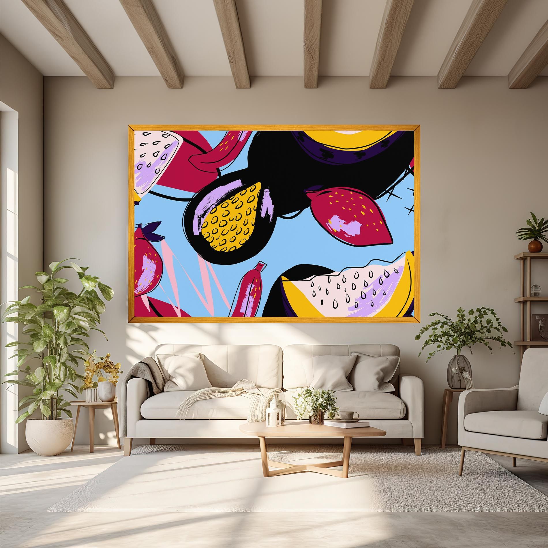 Colorful Fruits mockup 6