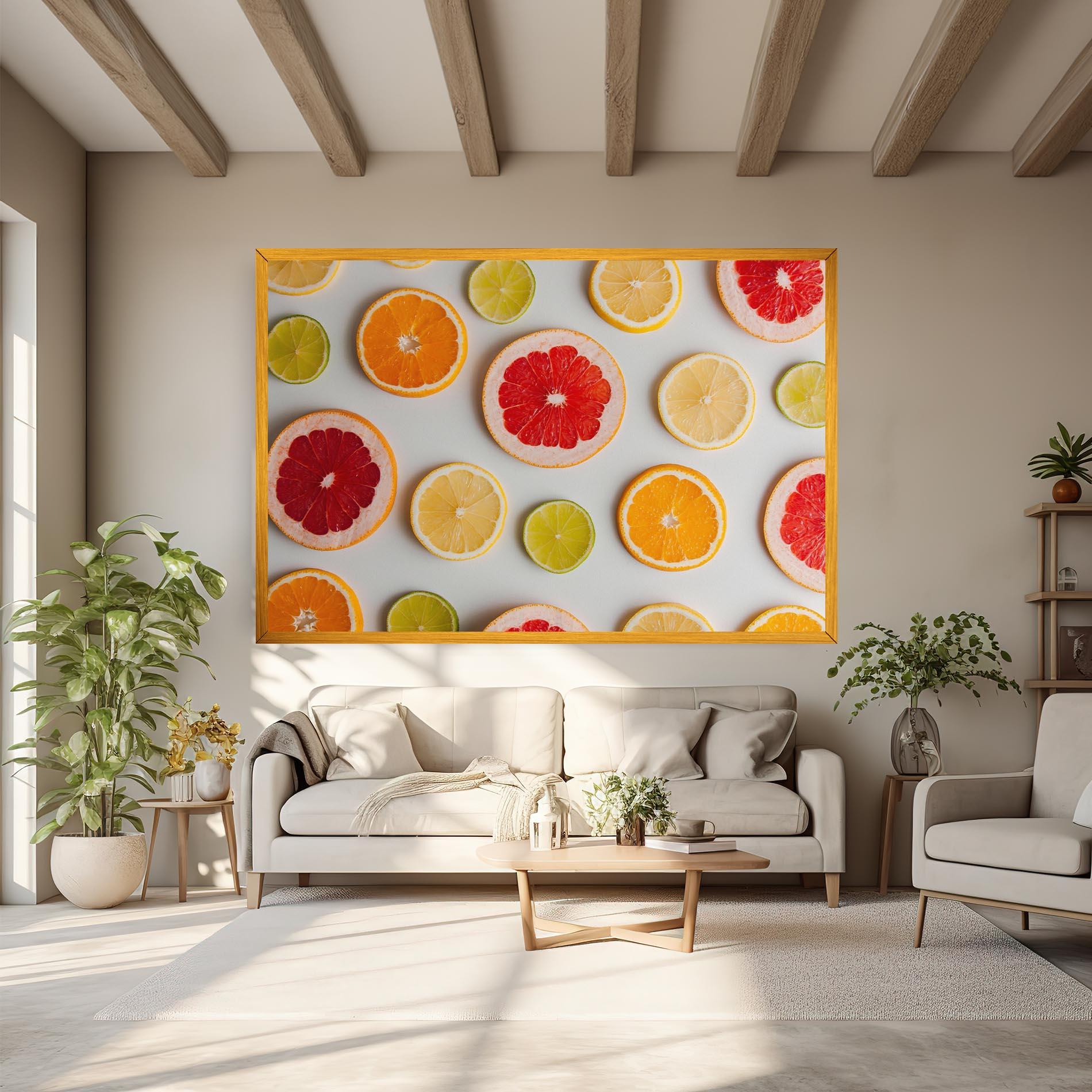 Tablou Canvas Grapefruit Mix mockup 6