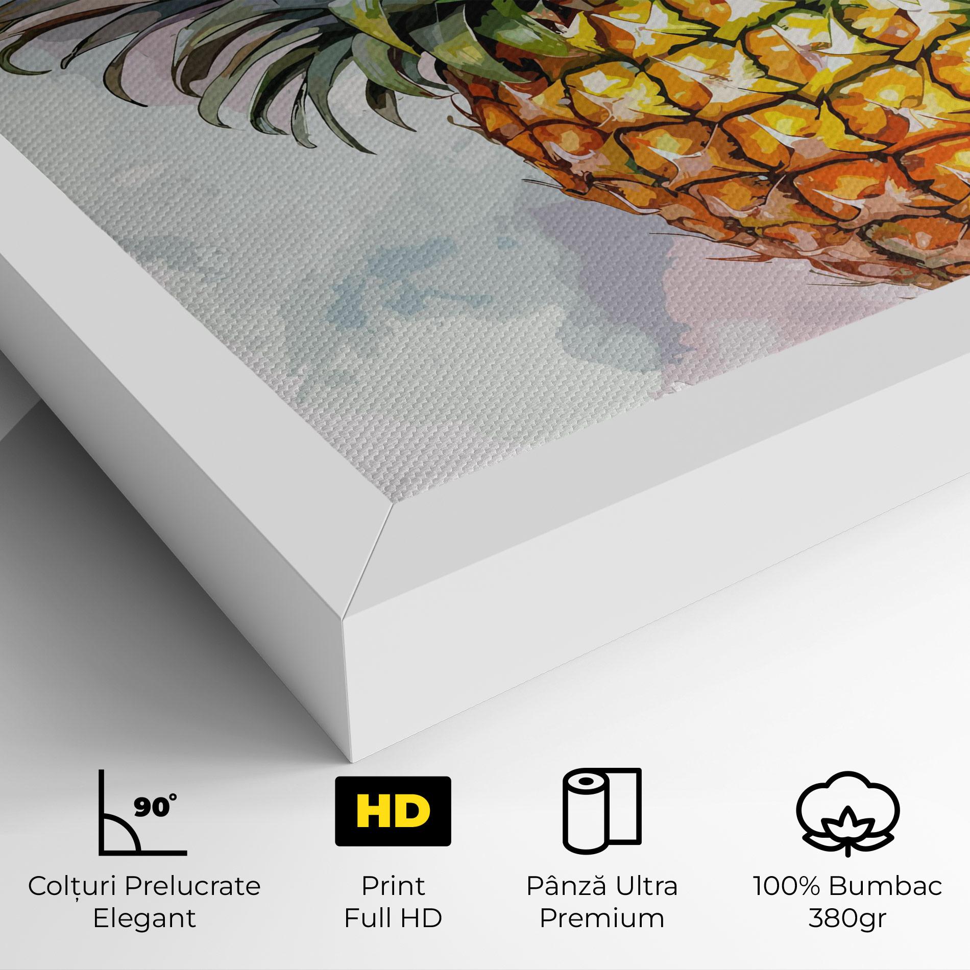 Tablou Canvas Artistic Pineapple mockup 4