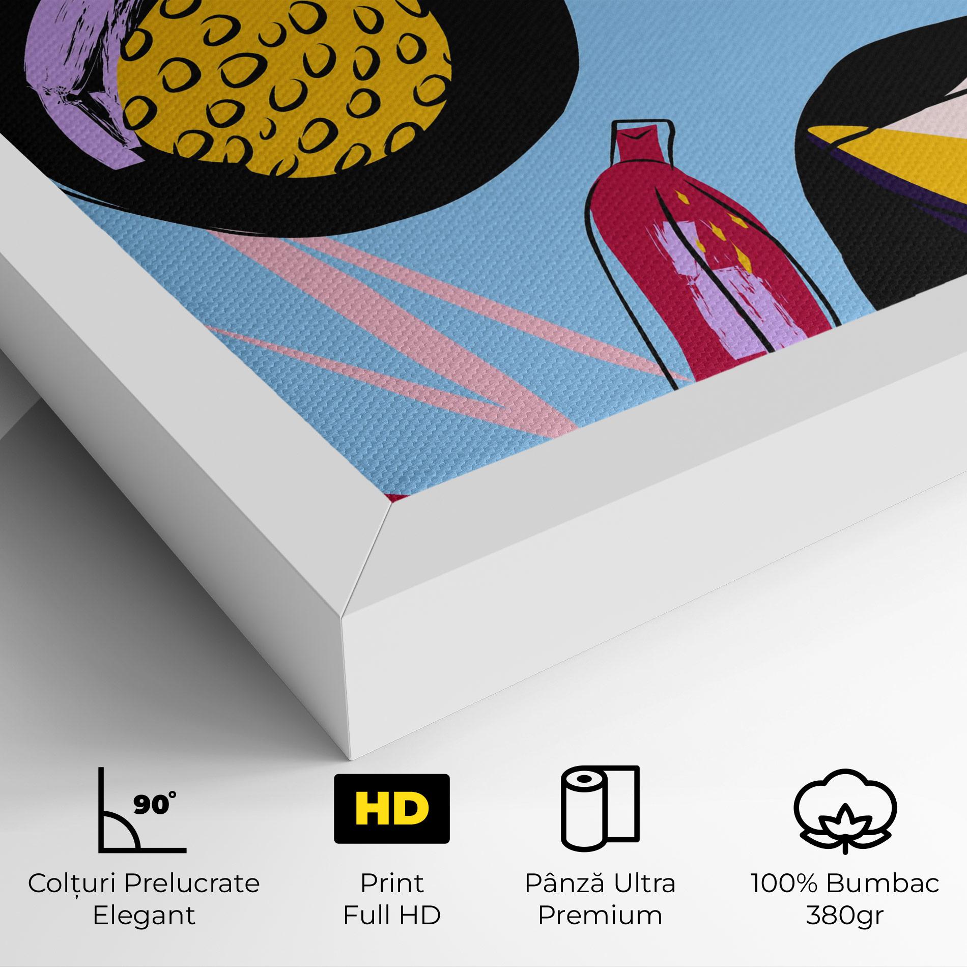 Tablou Canvas Colorful Fruits mockup 4