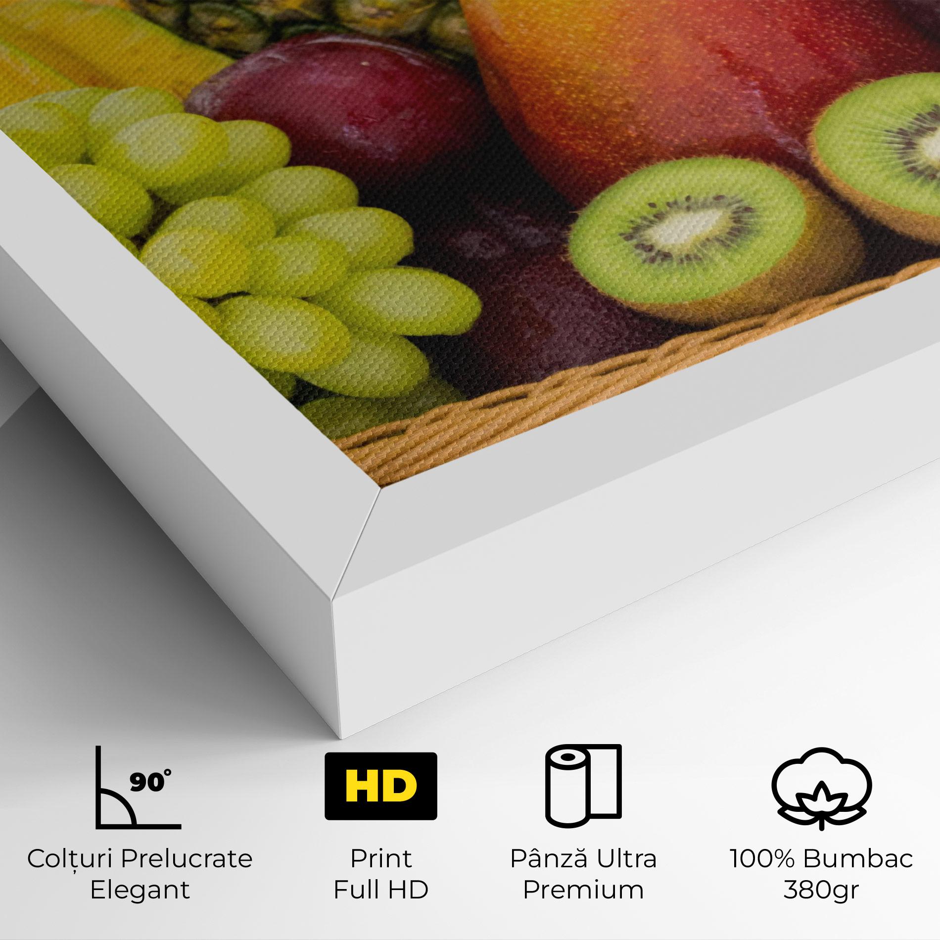 Tablou Canvas Fruit Basket mockup 4