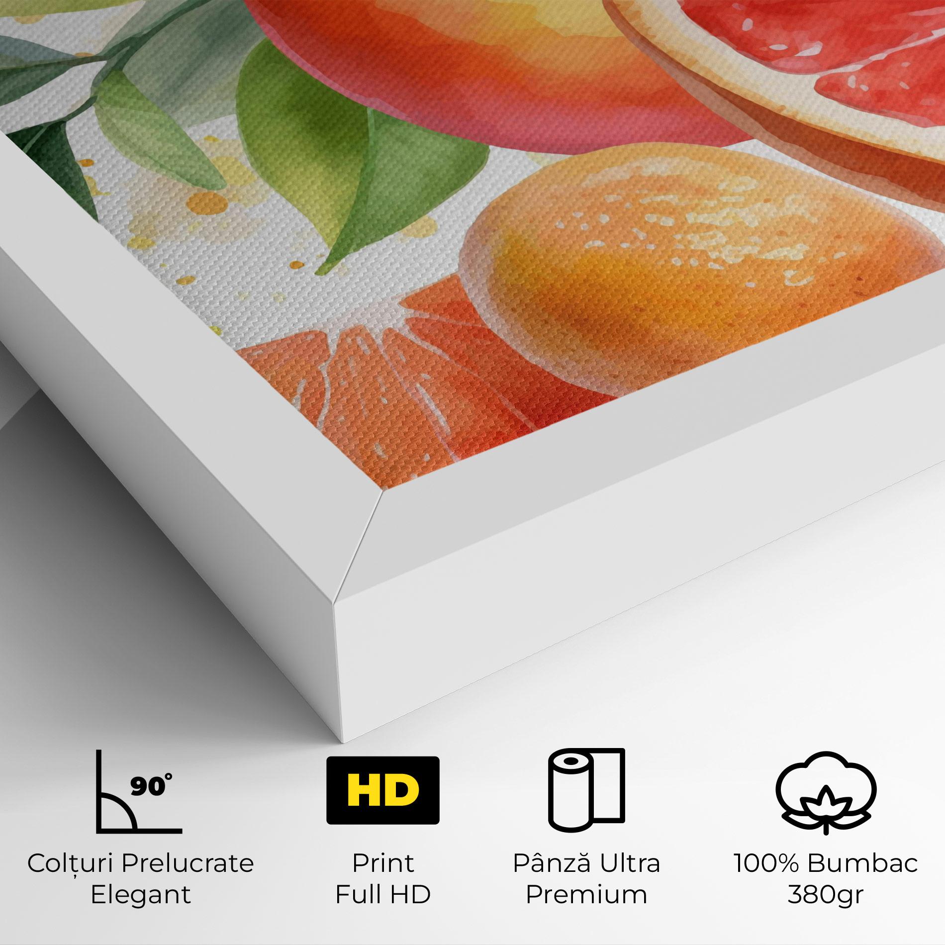 Tablou Canvas Grapefruit Art mockup 4