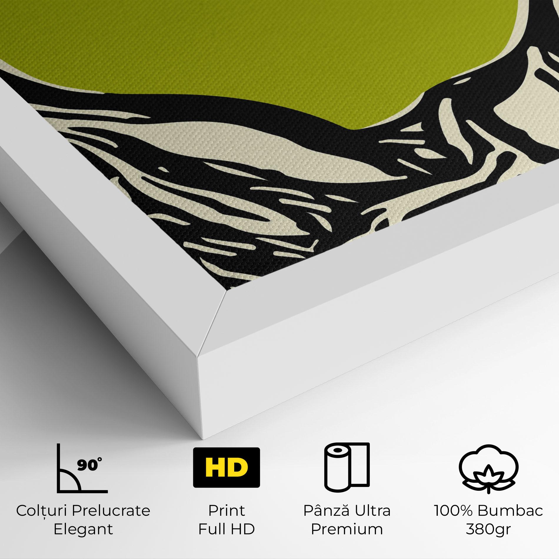 Tablou Canvas Green Apple mockup 4