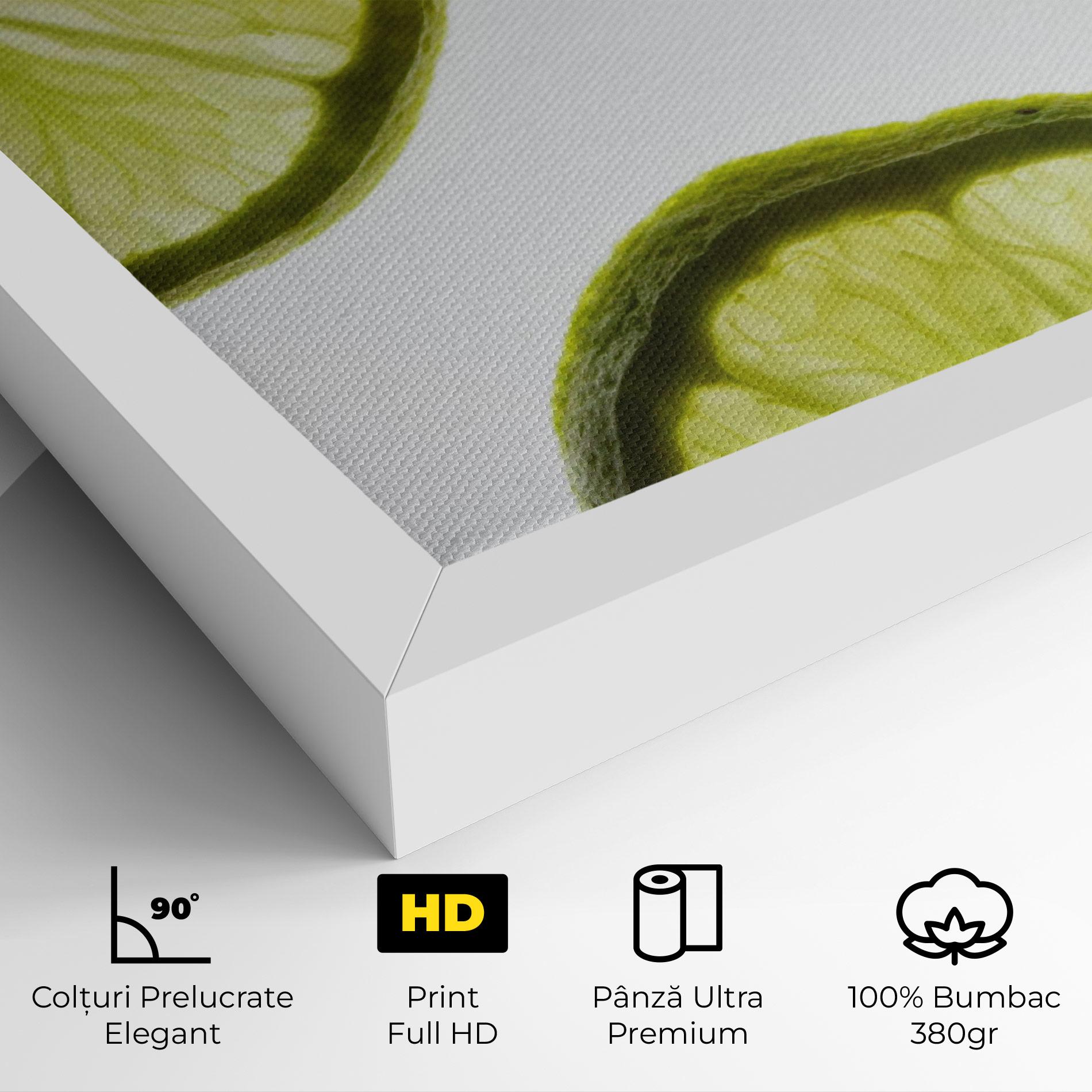 Tablou Canvas Lime Slice mockup 4