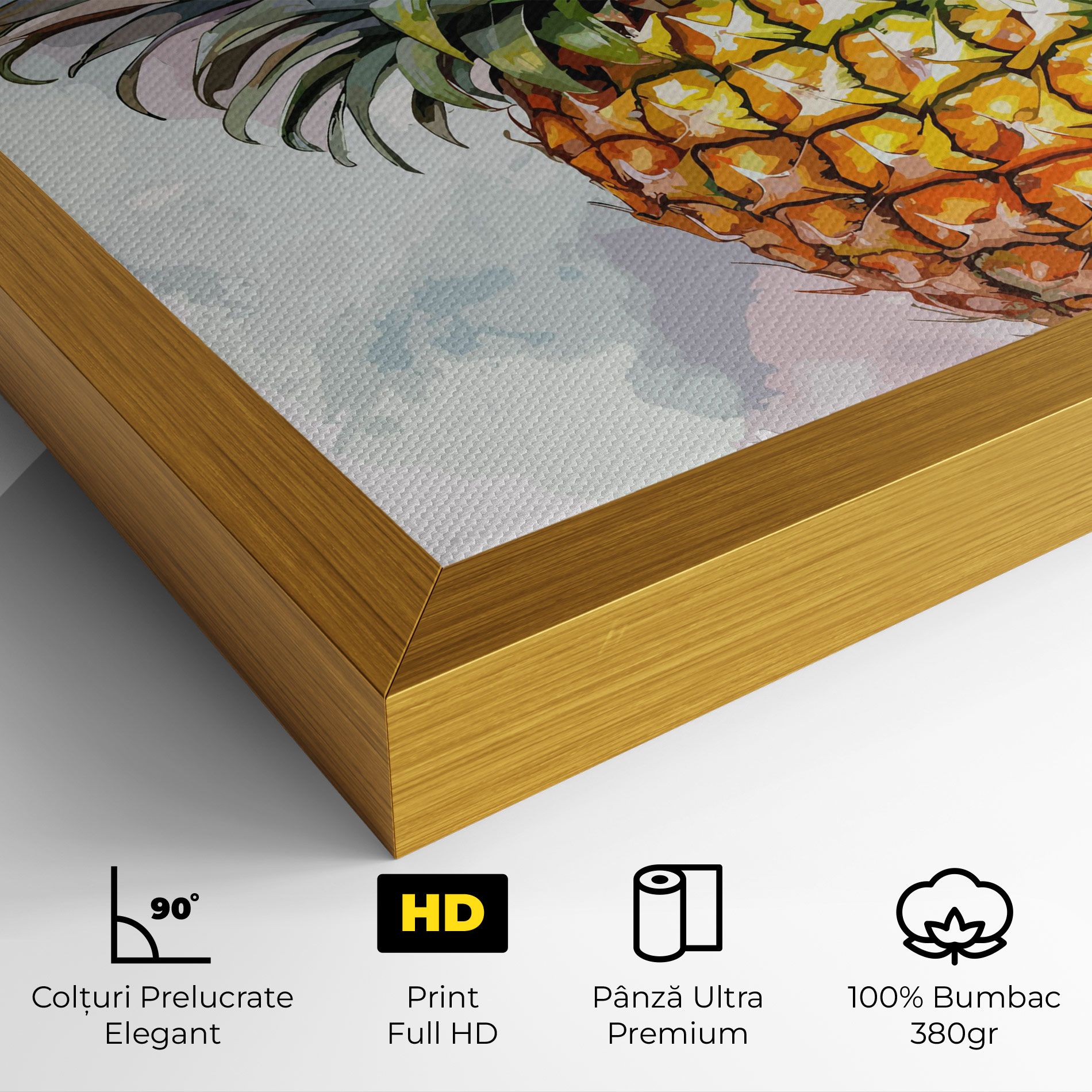 Artistic Pineapple mockup 4