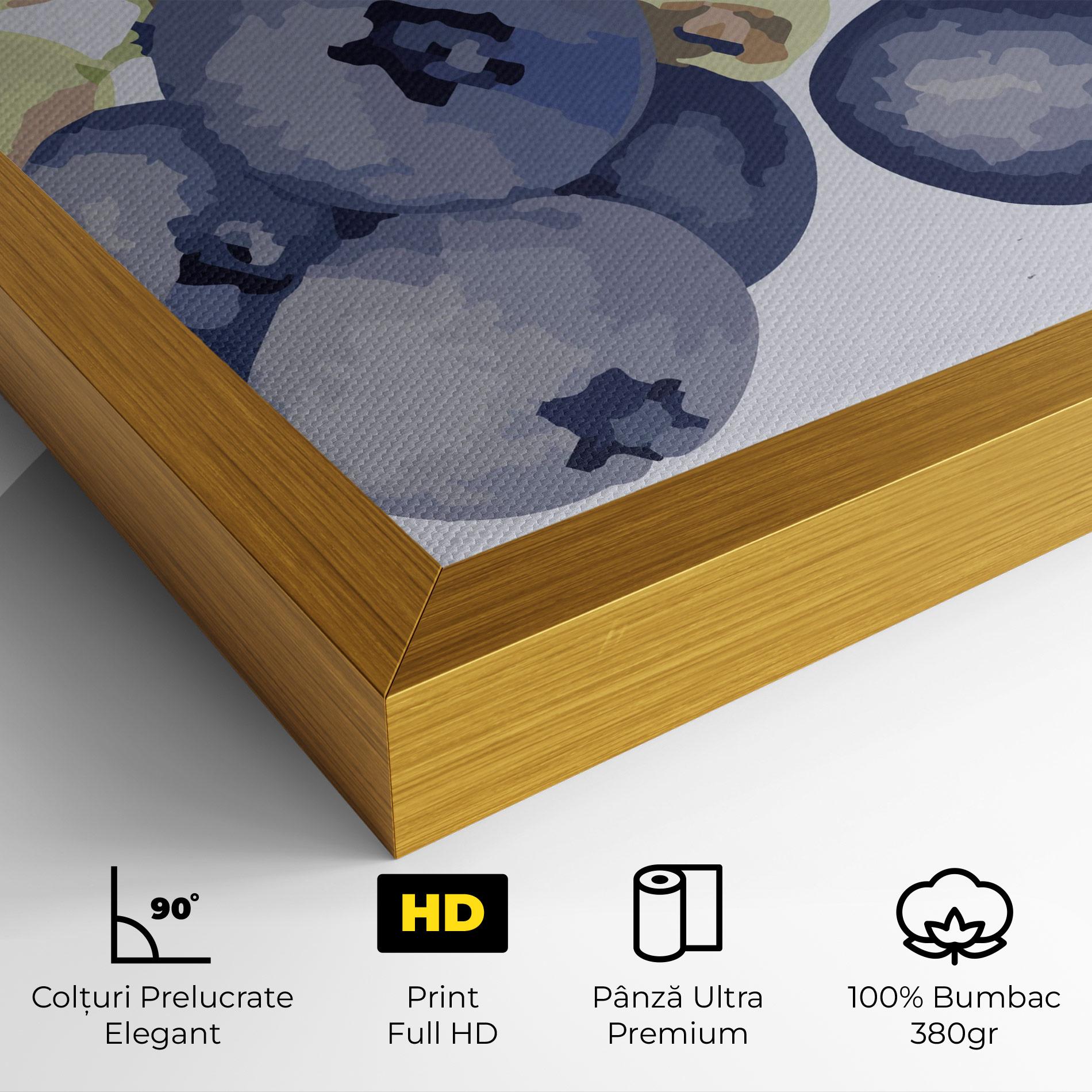 Tablou Canvas Blueberries Art mockup 4