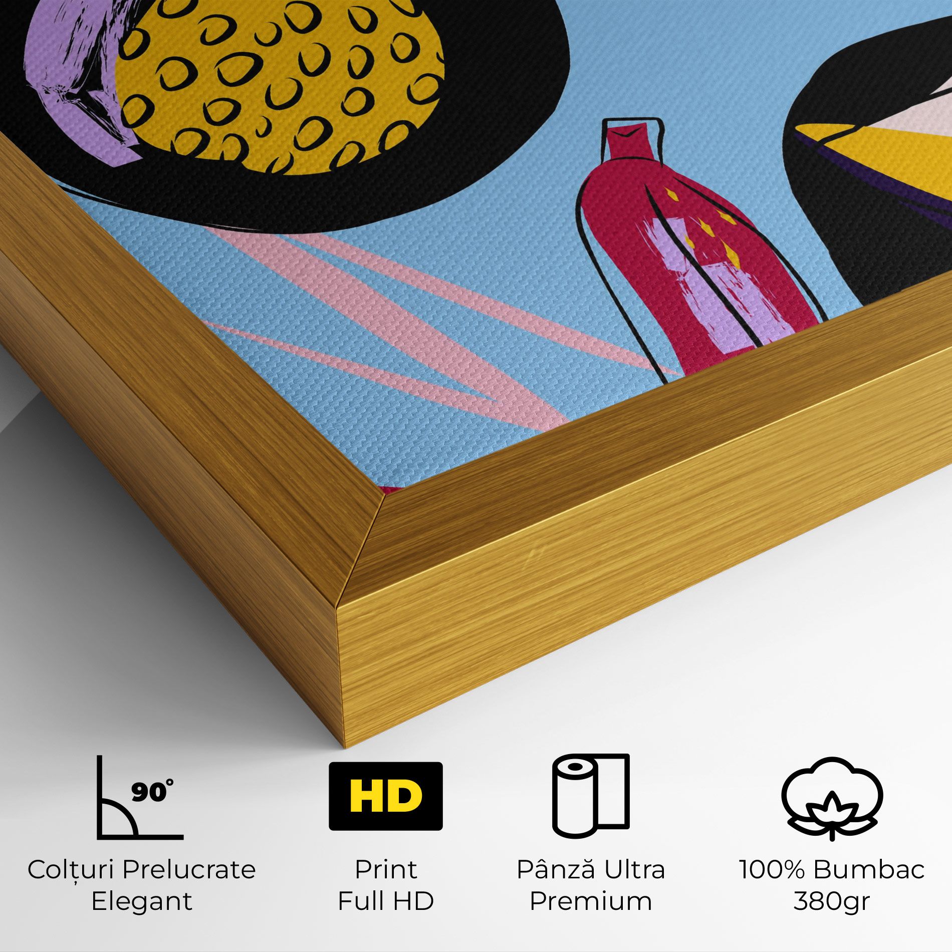 Colorful Fruits mockup 4