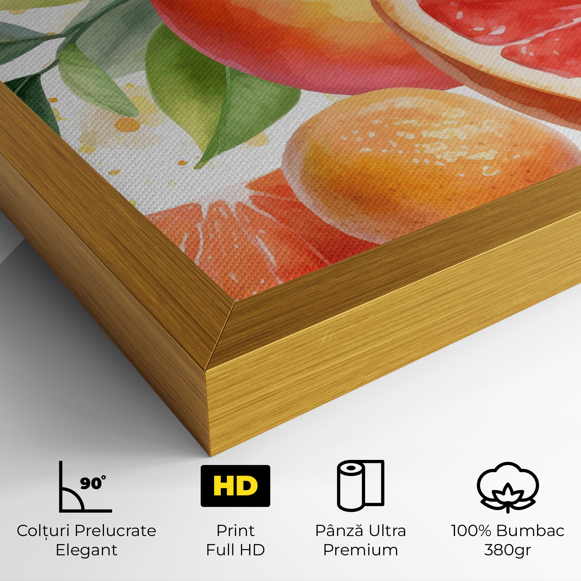 Tablou Canvas Grapefruit Art mockup 4