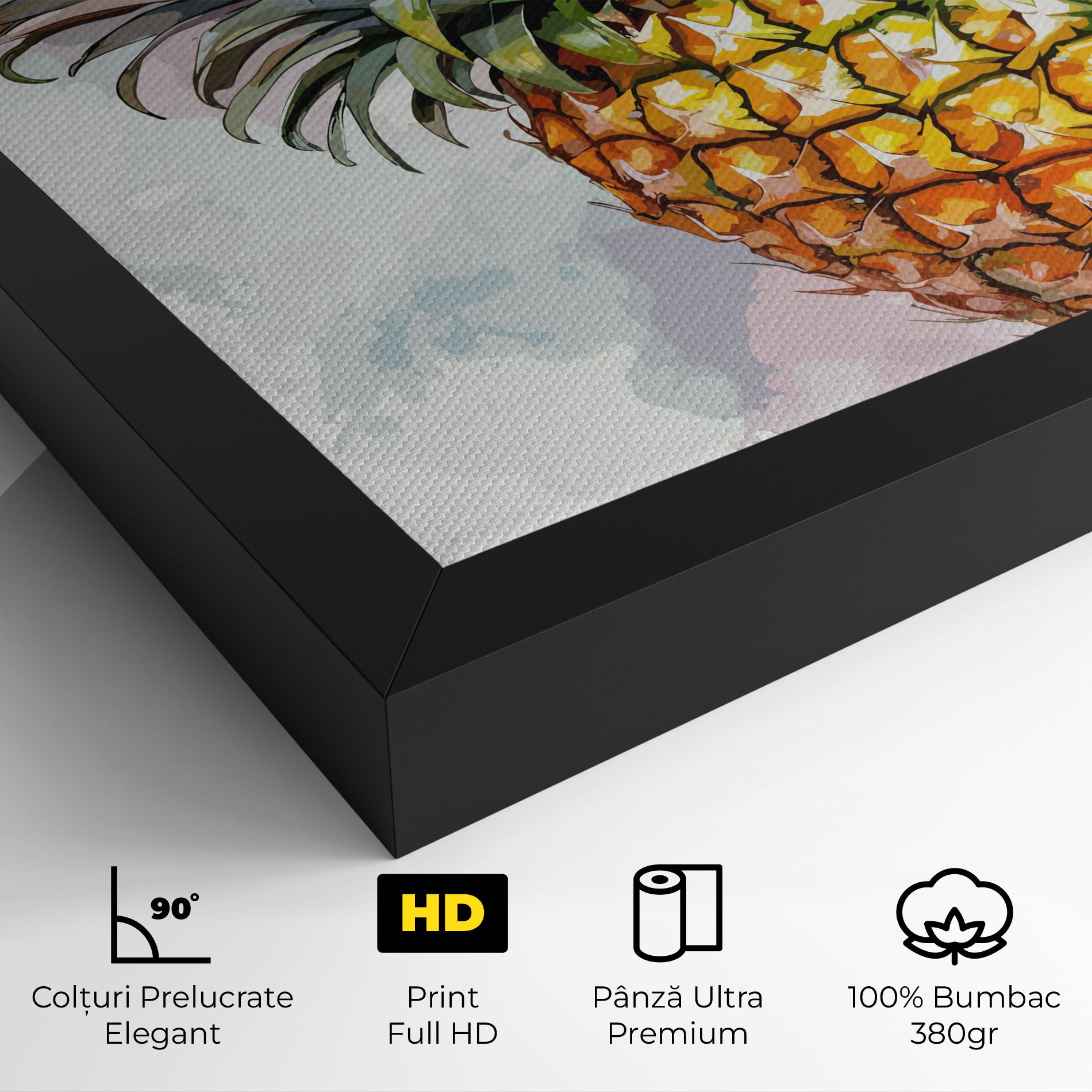 Artistic Pineapple mockup 4