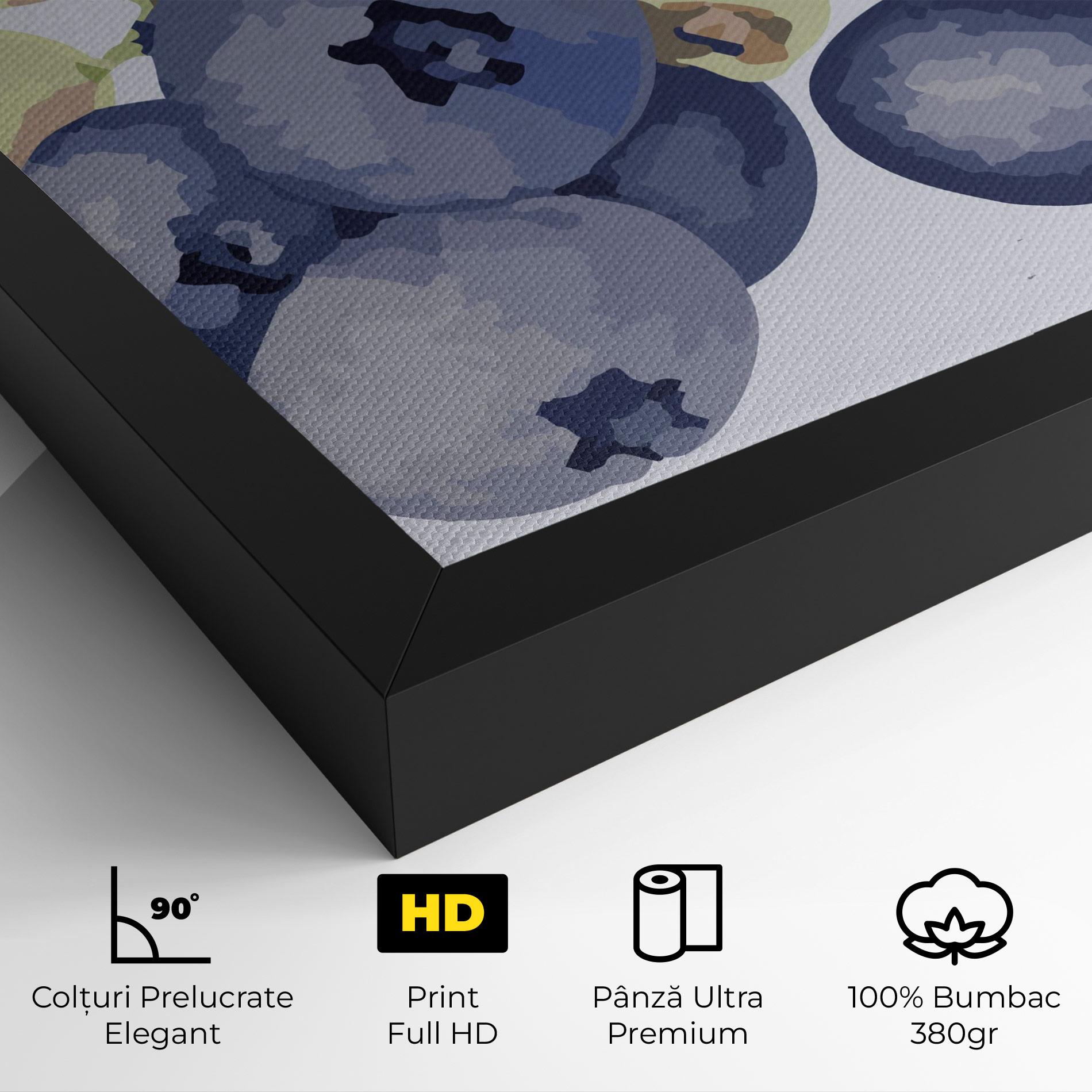Tablou Canvas Blueberries Art mockup 4