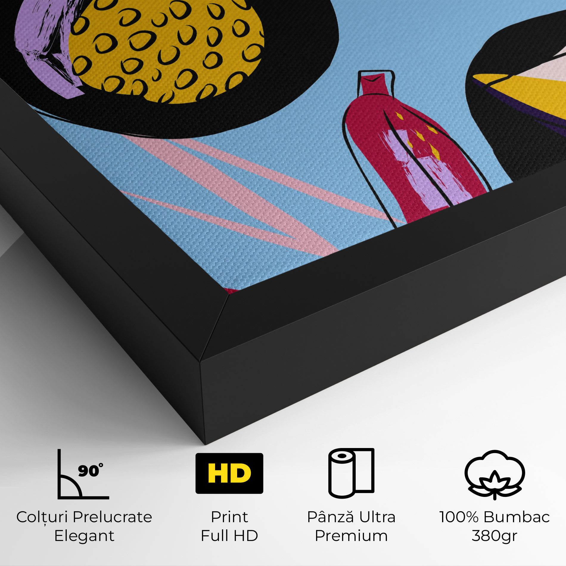 Colorful Fruits mockup 4