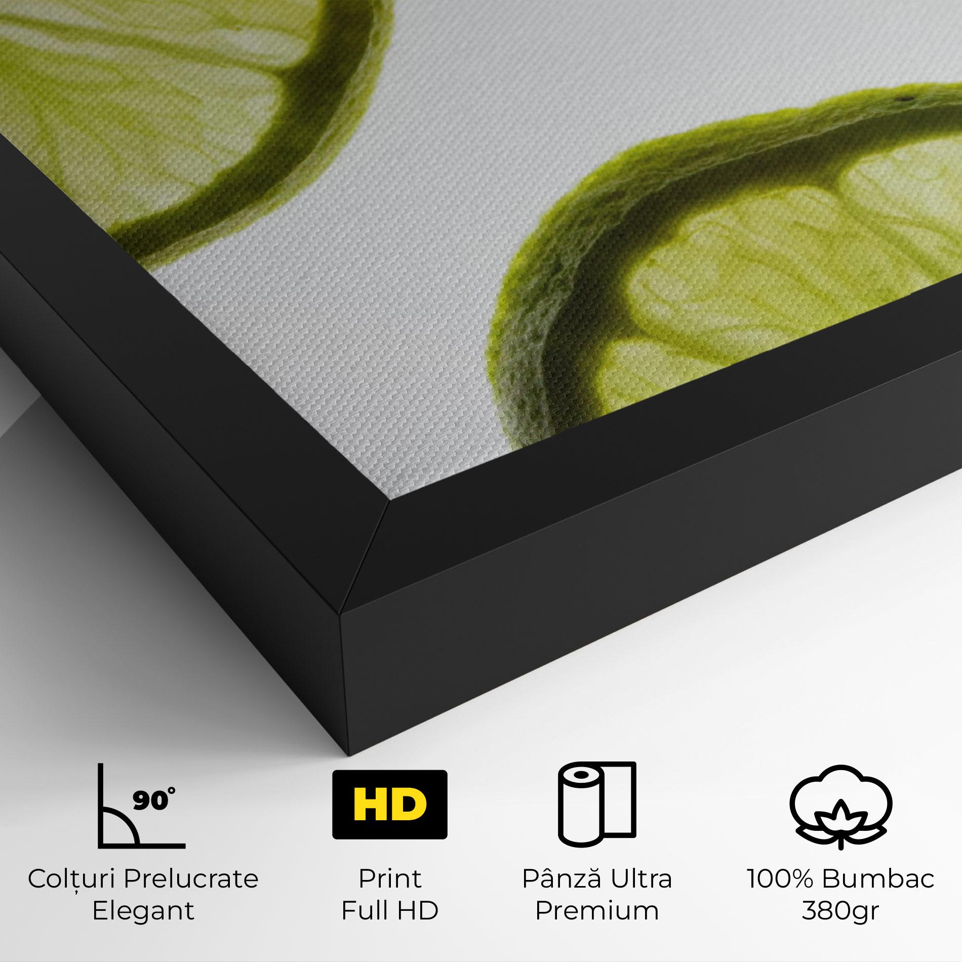 Tablou Canvas Lime Slice mockup 4