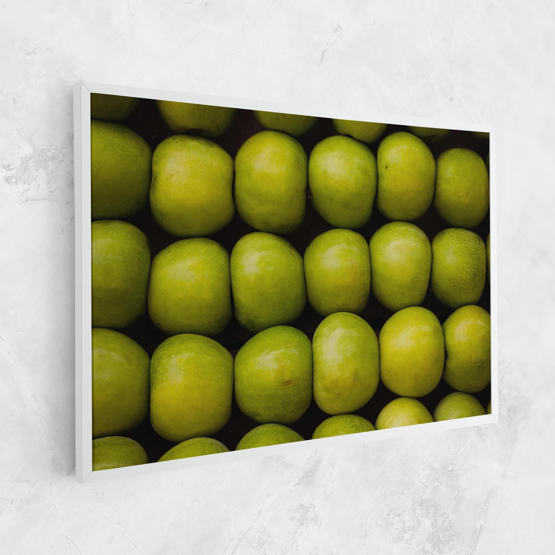 Tablou Canvas Apple Wall mockup 1