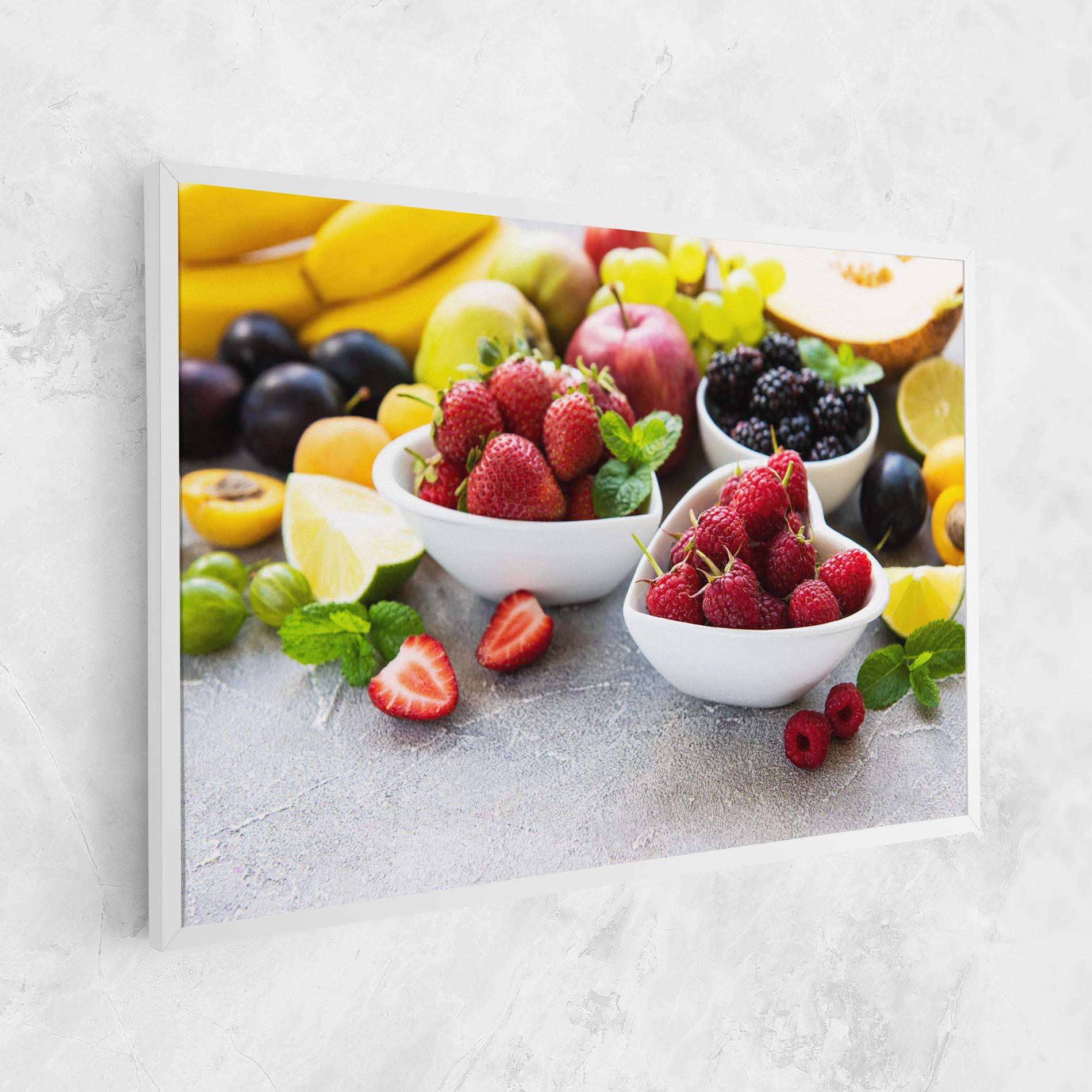Tablou Canvas Heart Fresh Fruits mockup 1