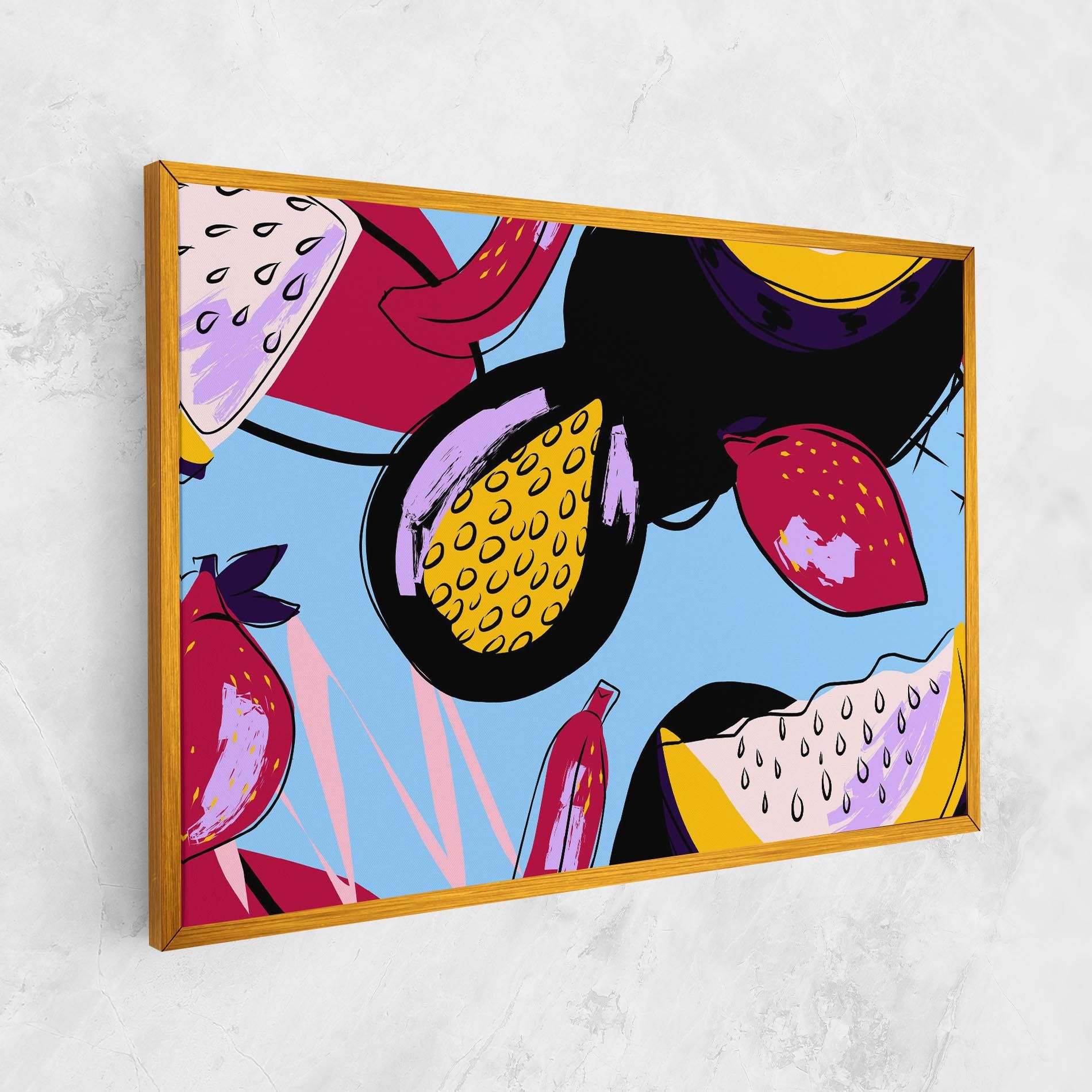 Colorful Fruits mockup 1