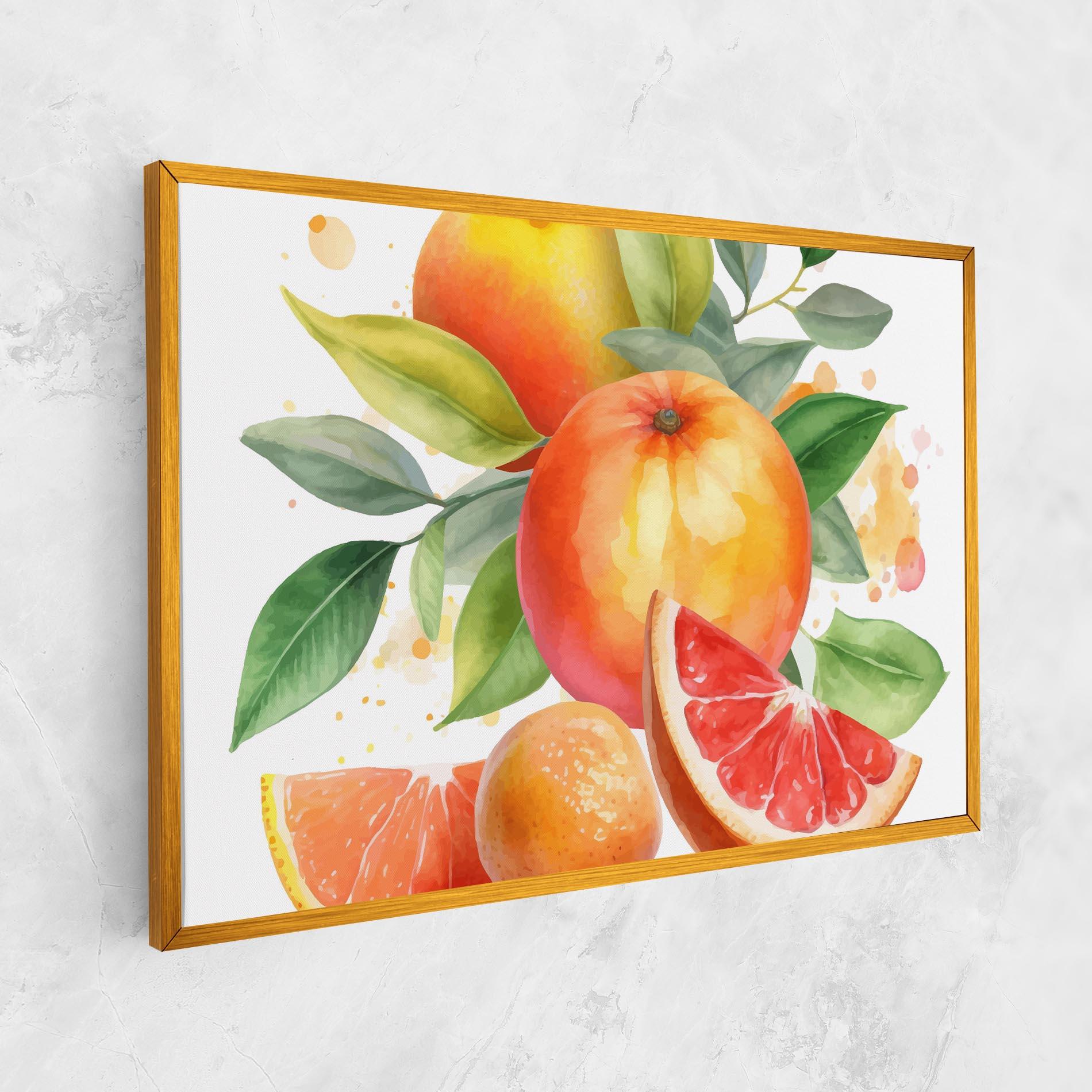 Tablou Canvas Grapefruit Art mockup 1