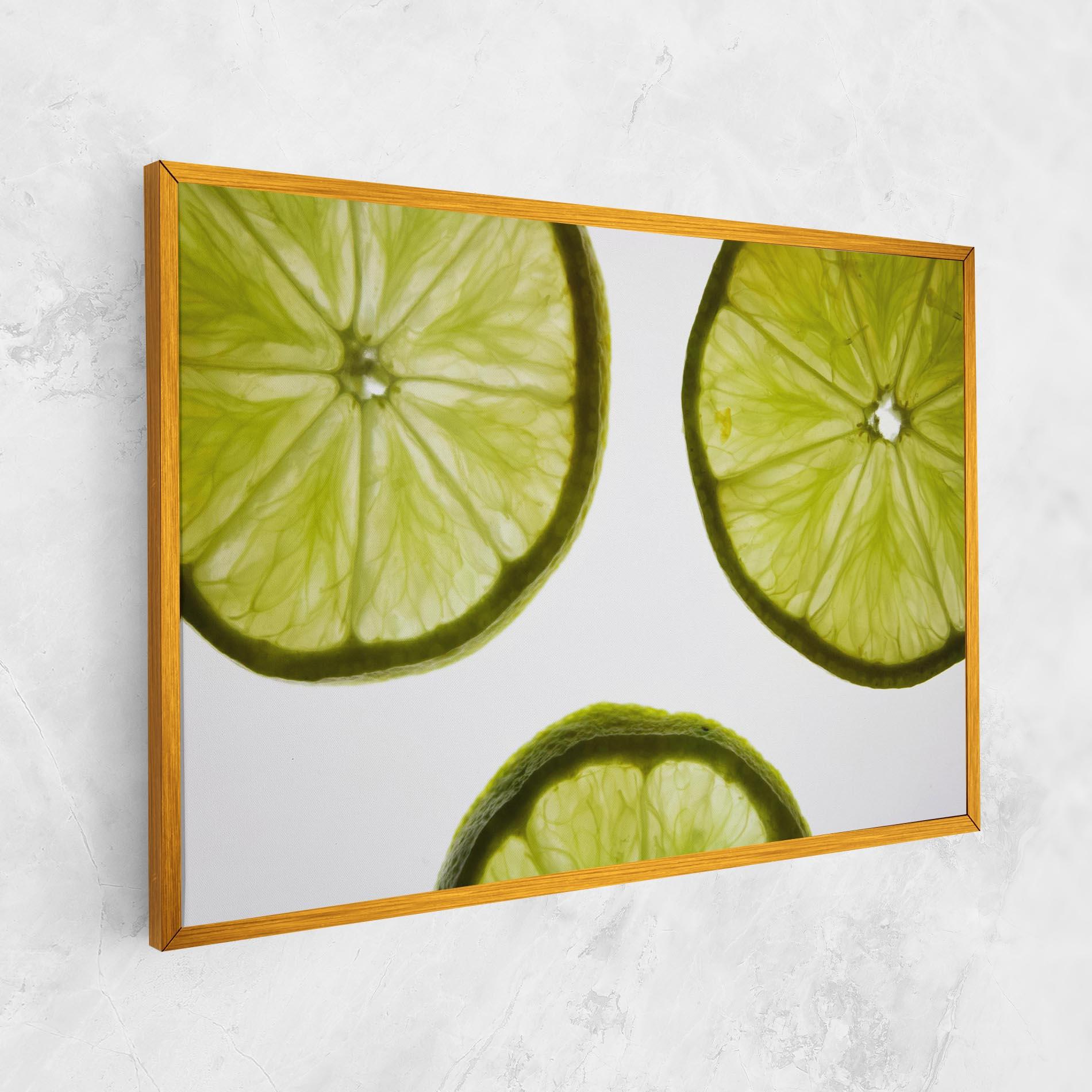 Tablou Canvas Lime Slice mockup 1