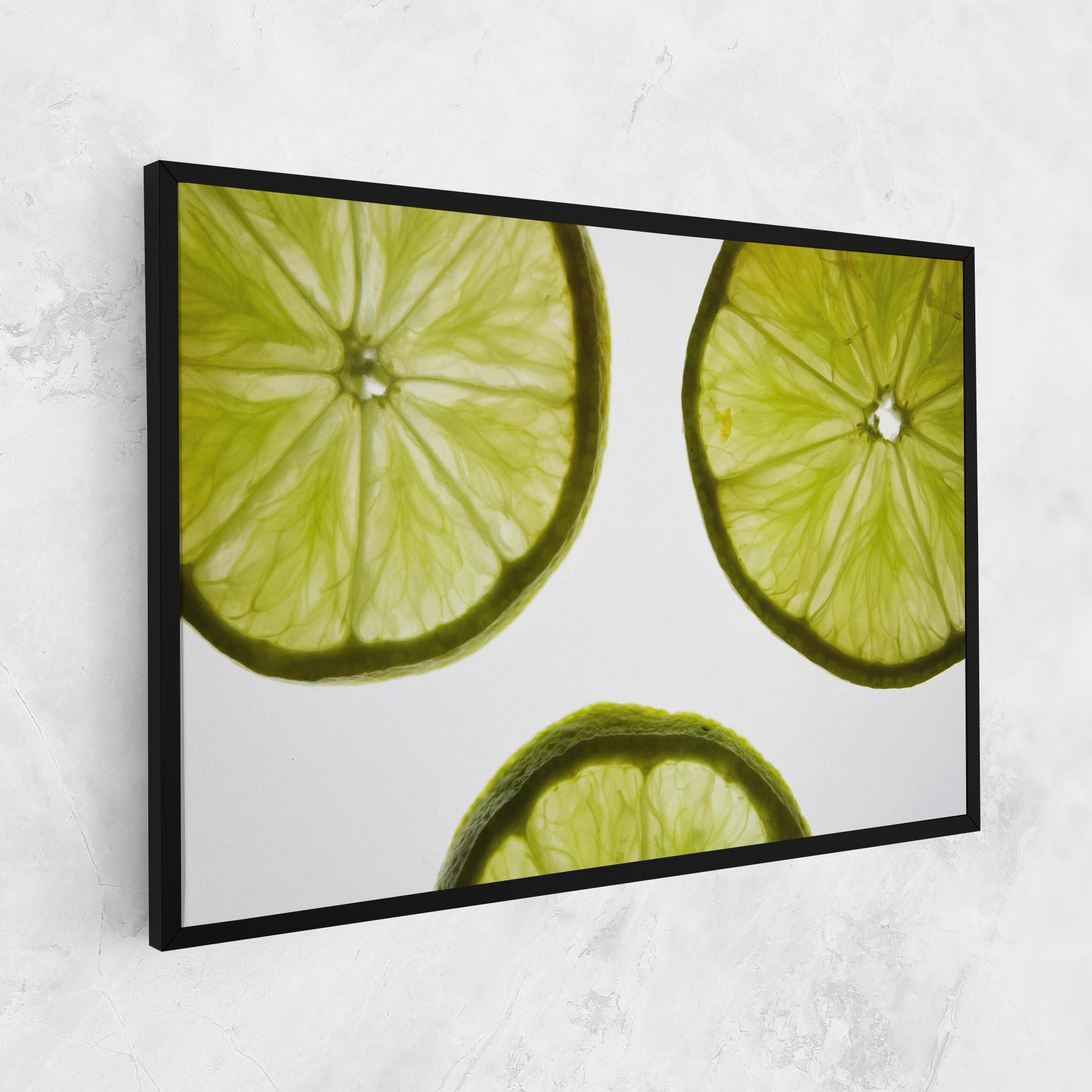 Tablou Canvas Lime Slice mockup 1