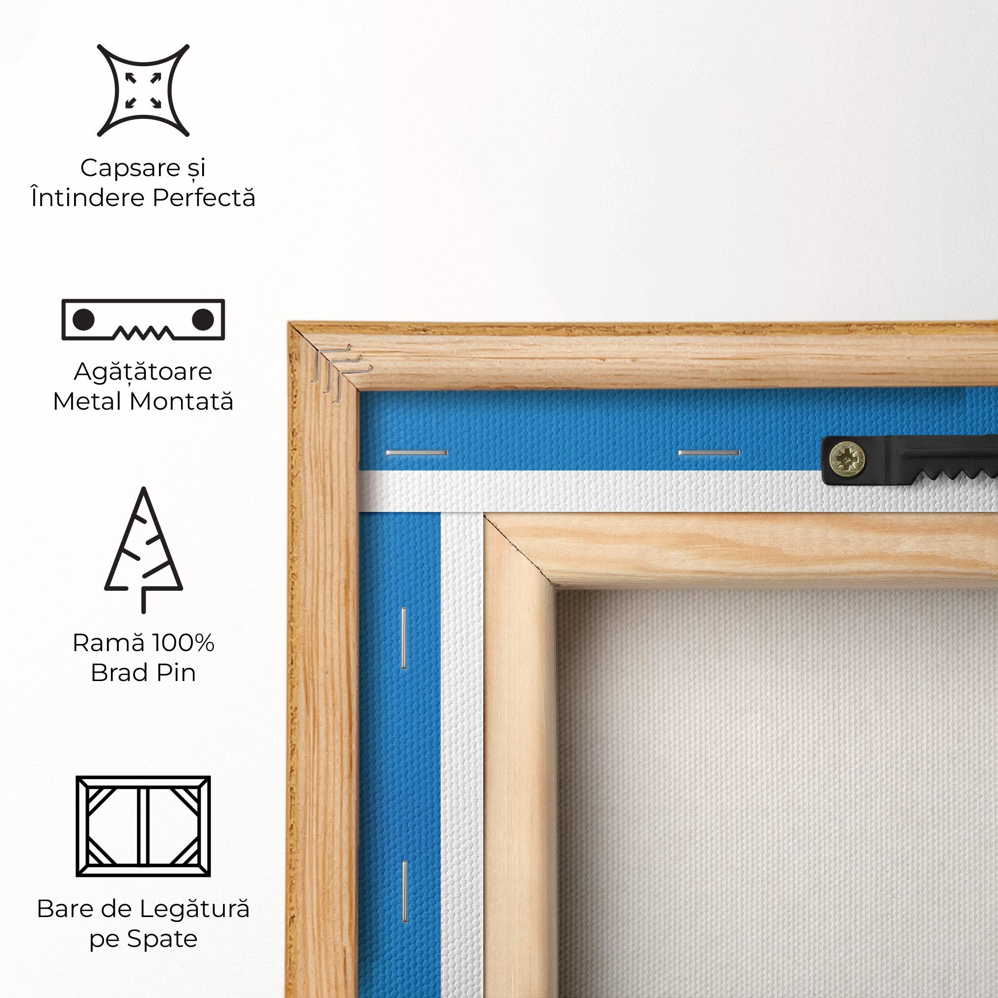 Tablou Canvas Blue Orange mockup 5