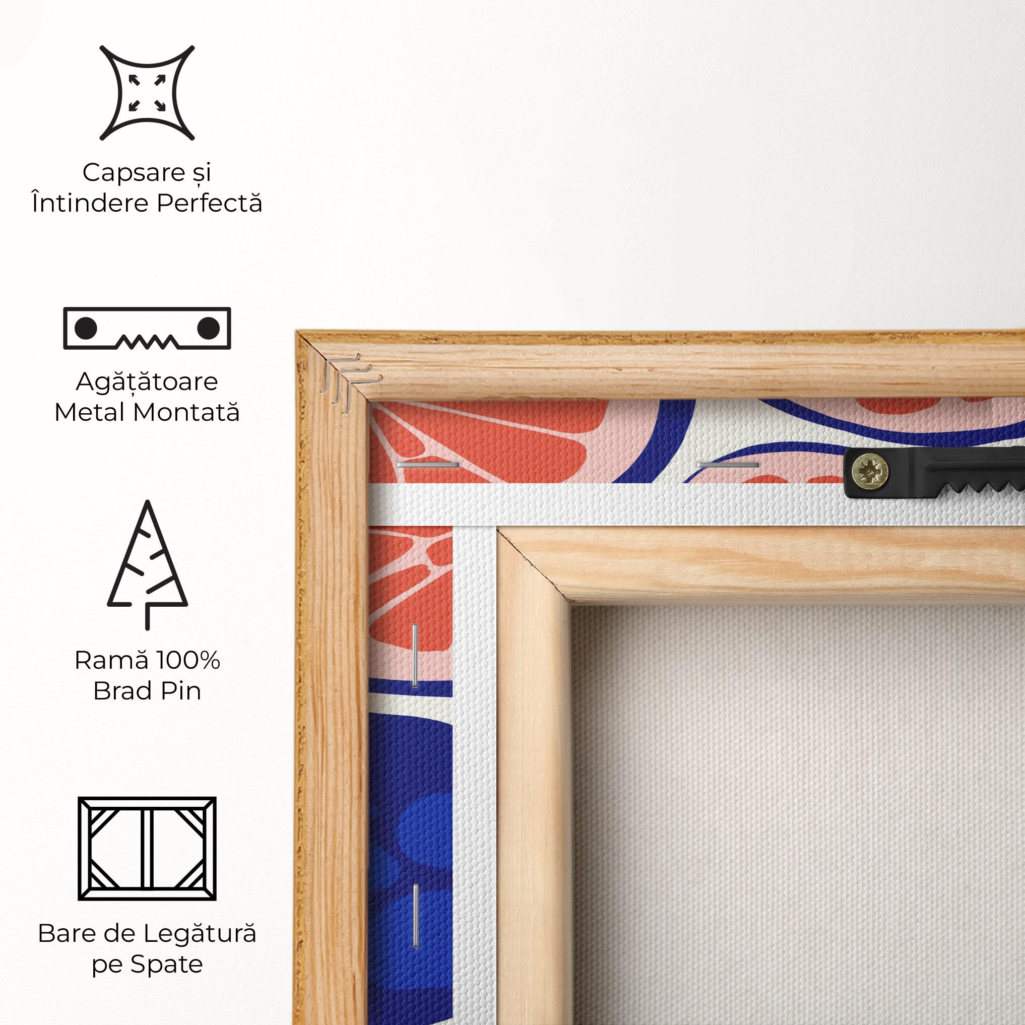 Tablou Canvas Blue Pink Fruit mockup 5