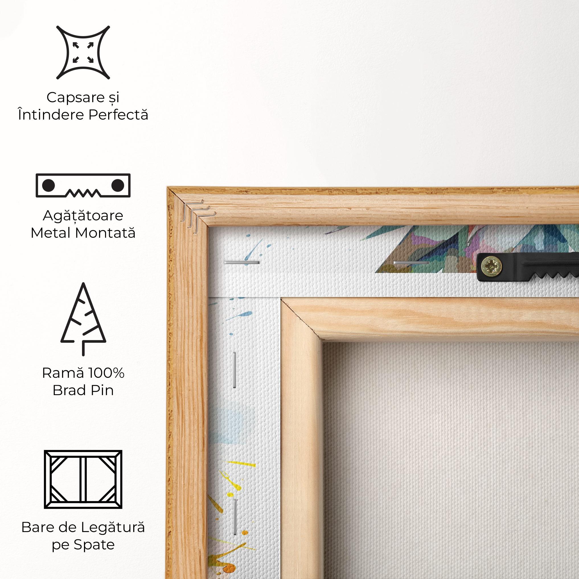 Tablou Canvas Color Mix Pineapple mockup 5