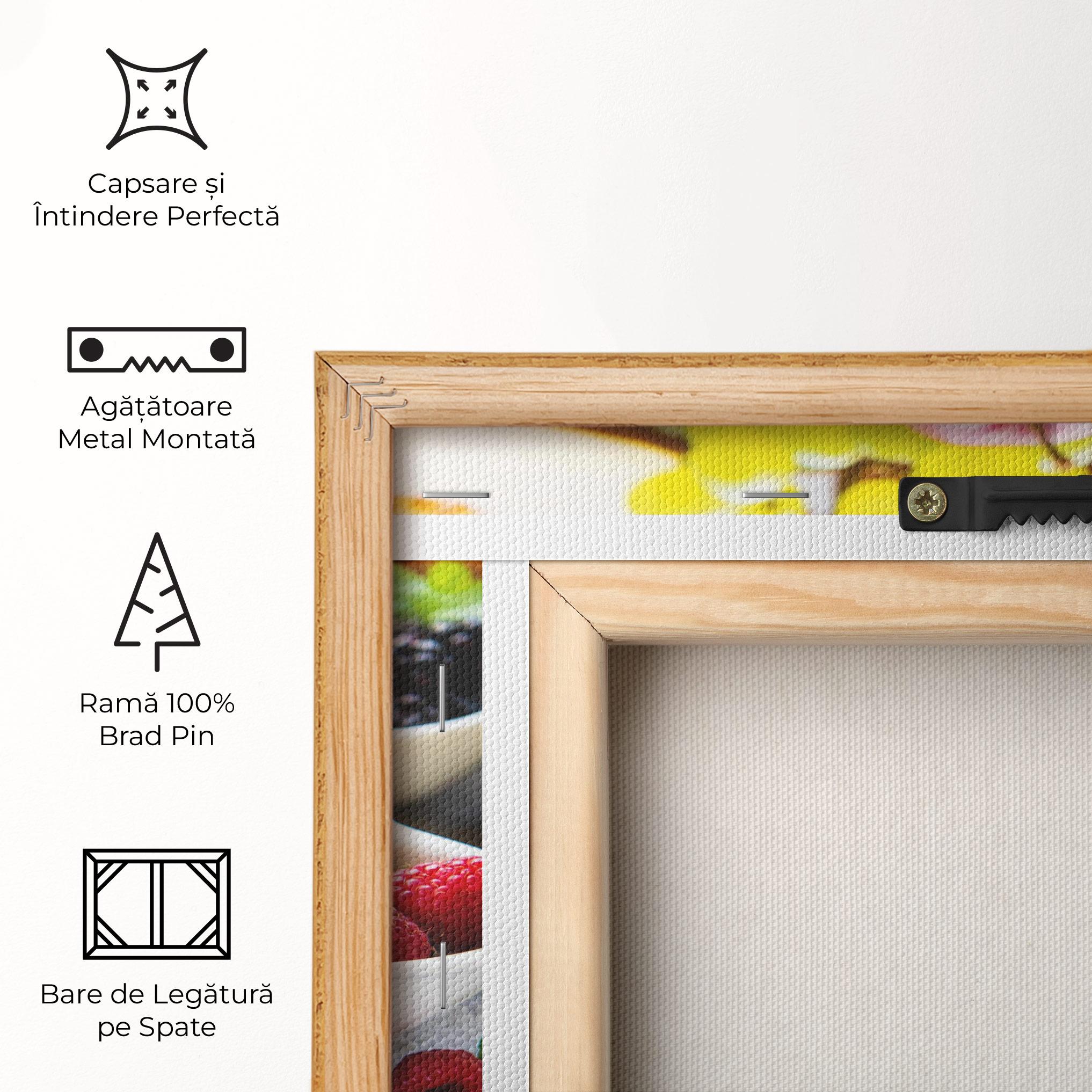 Tablou Canvas Heart Fresh Fruits mockup 5