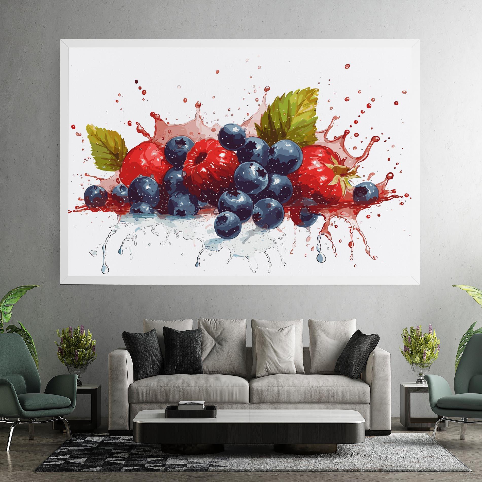 Tablou Canvas Berries Art mockup 7