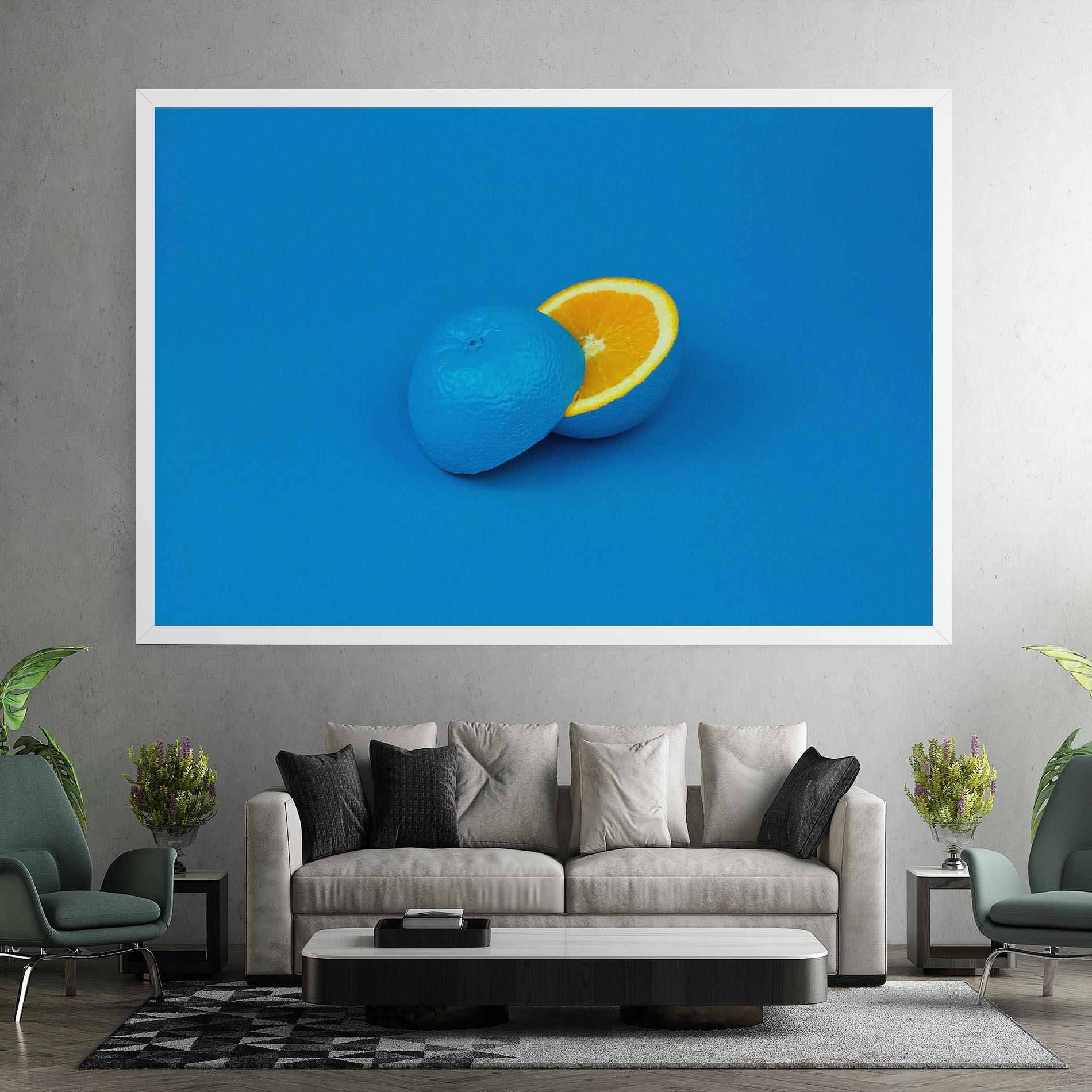 Tablou Canvas Blue Orange mockup 7