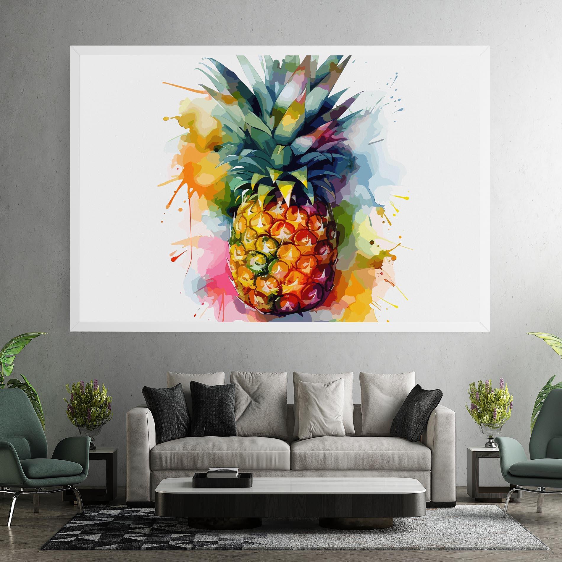 Tablou Canvas Color Mix Pineapple mockup 7
