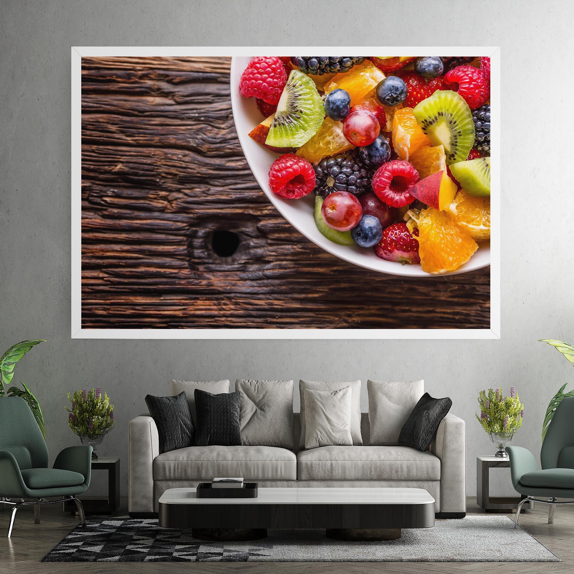 Tablou Canvas Fresh Fruit Salad mockup 7