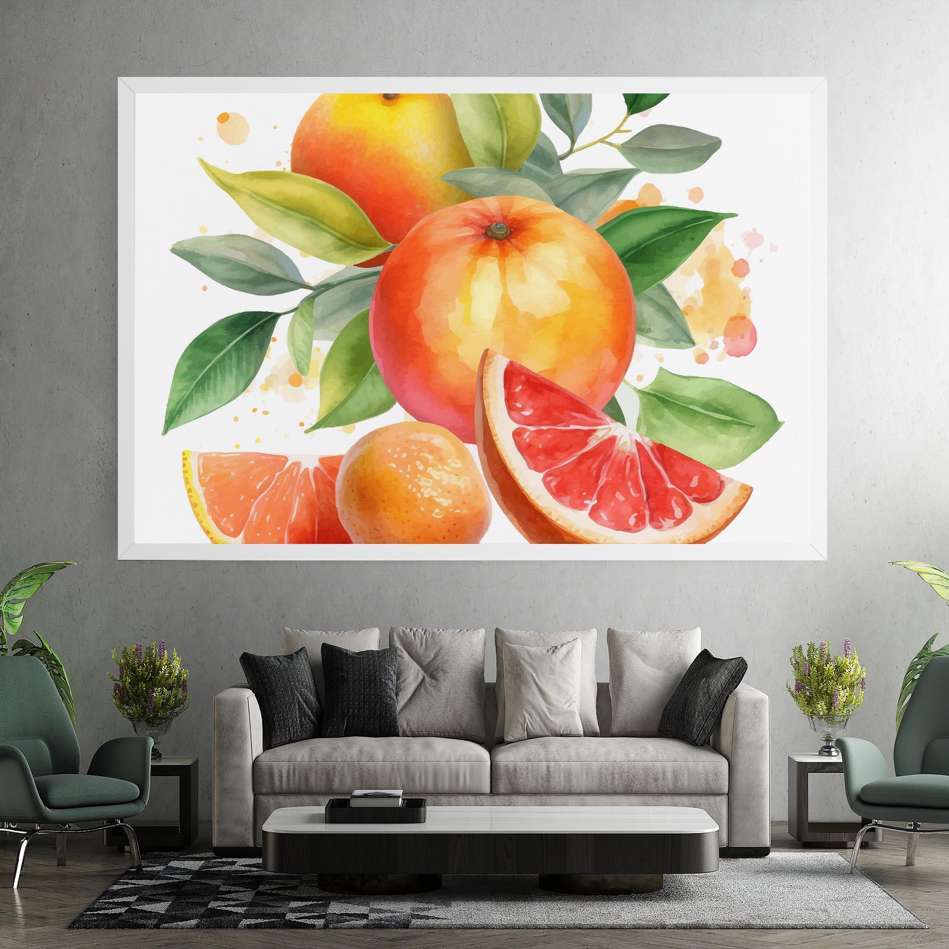 Tablou Canvas Grapefruit Art mockup 7