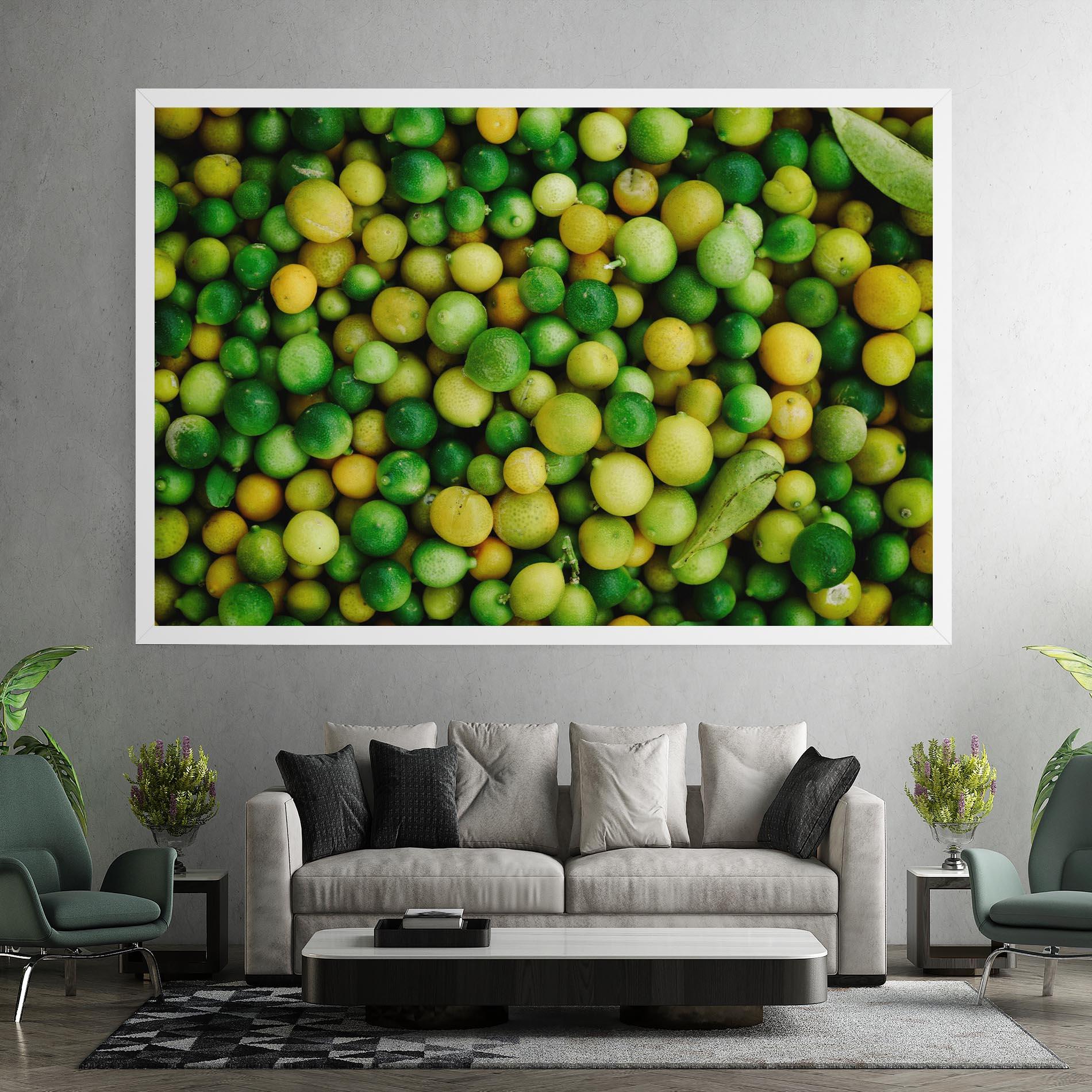 Tablou Canvas Green Lime mockup 7