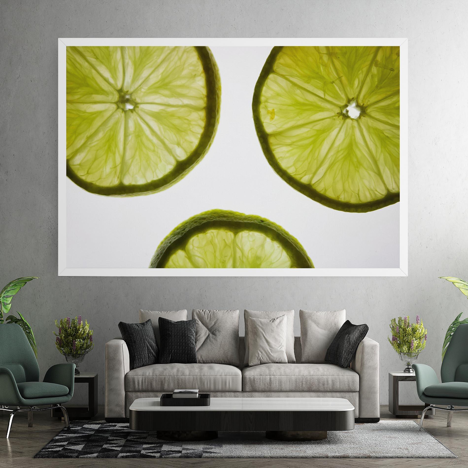 Tablou Canvas Lime Slice mockup 7