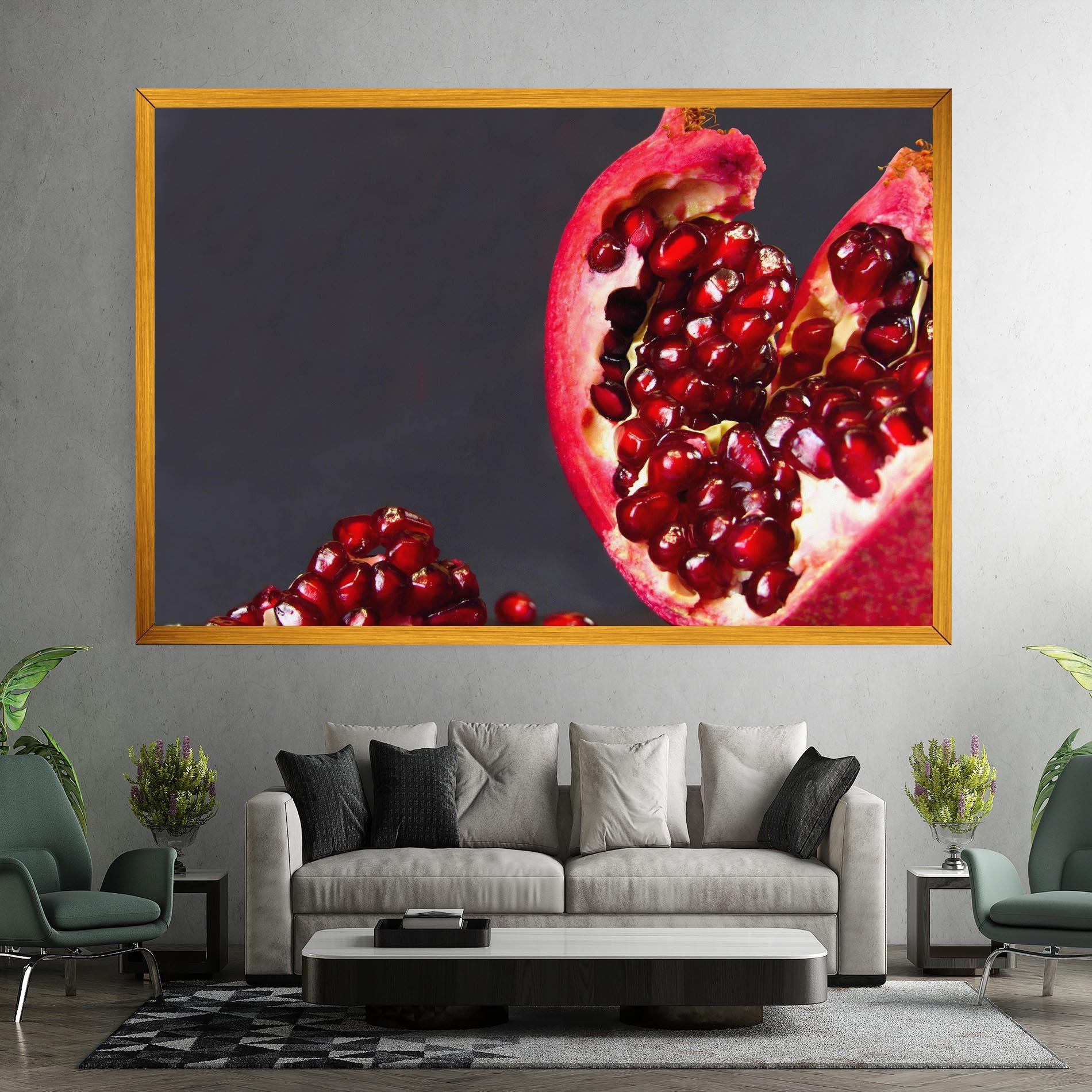 Tablou Canvas Open Pomegranate mockup 7