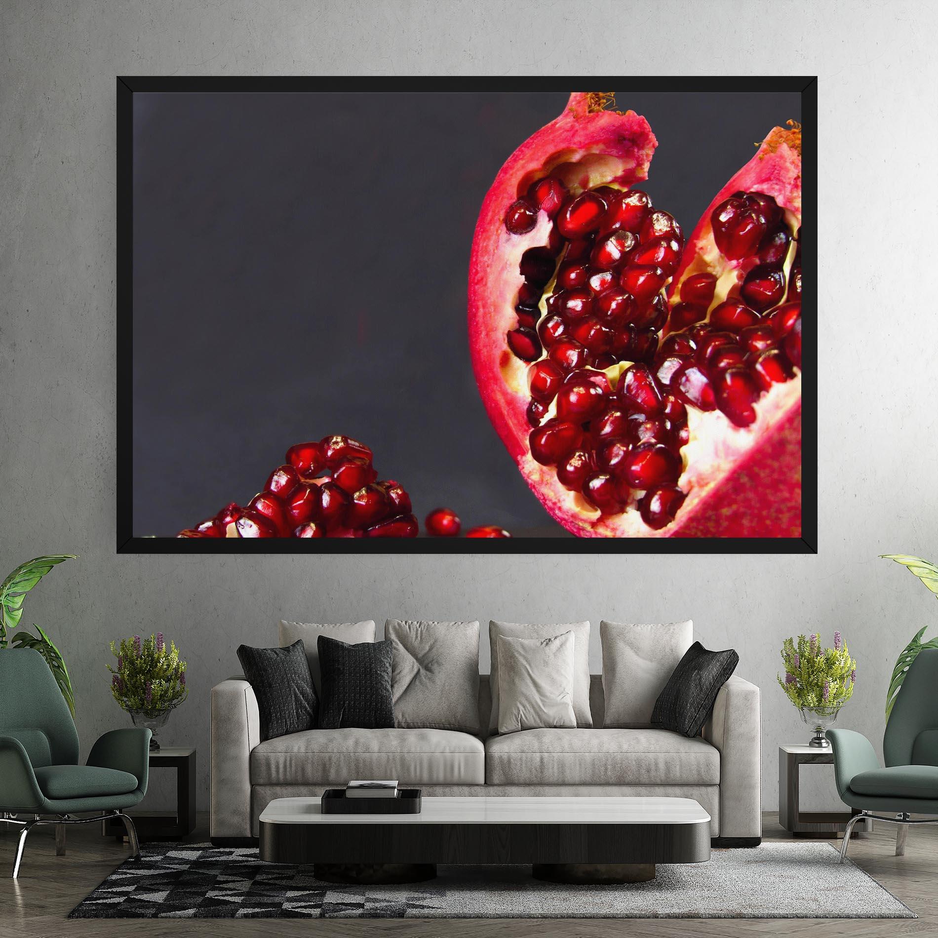Tablou Canvas Open Pomegranate mockup 7