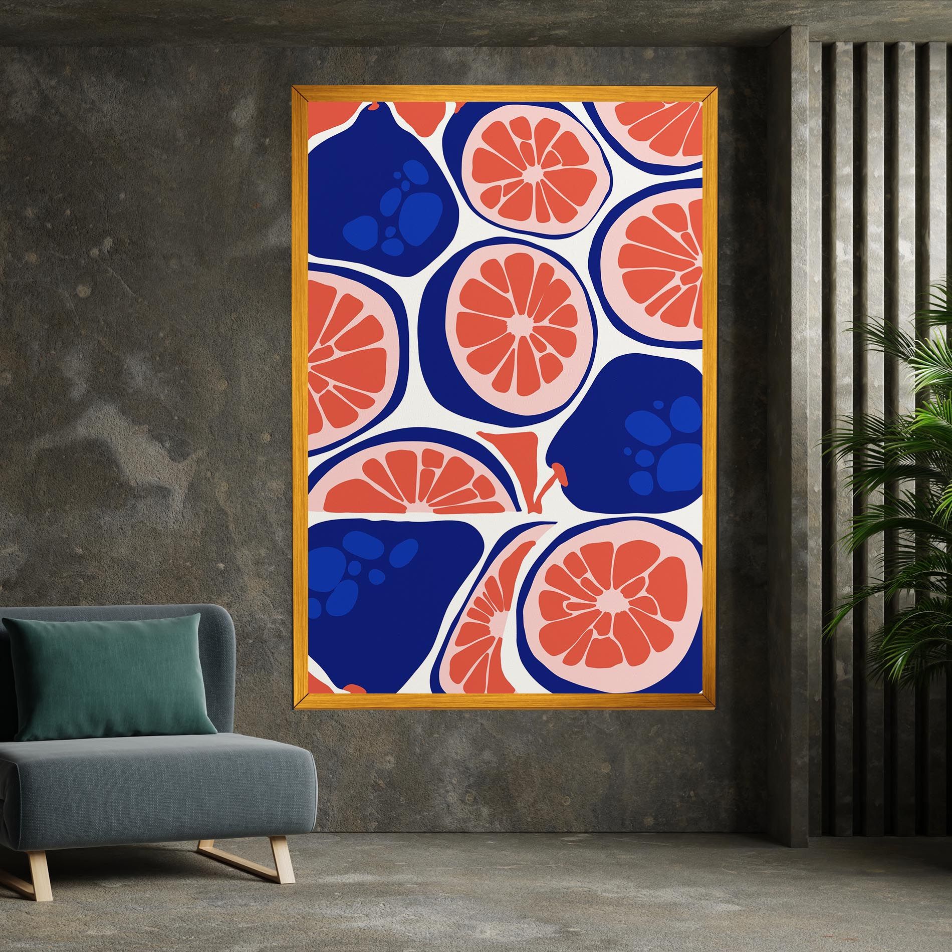 Blue Pink Fruit mockup 7