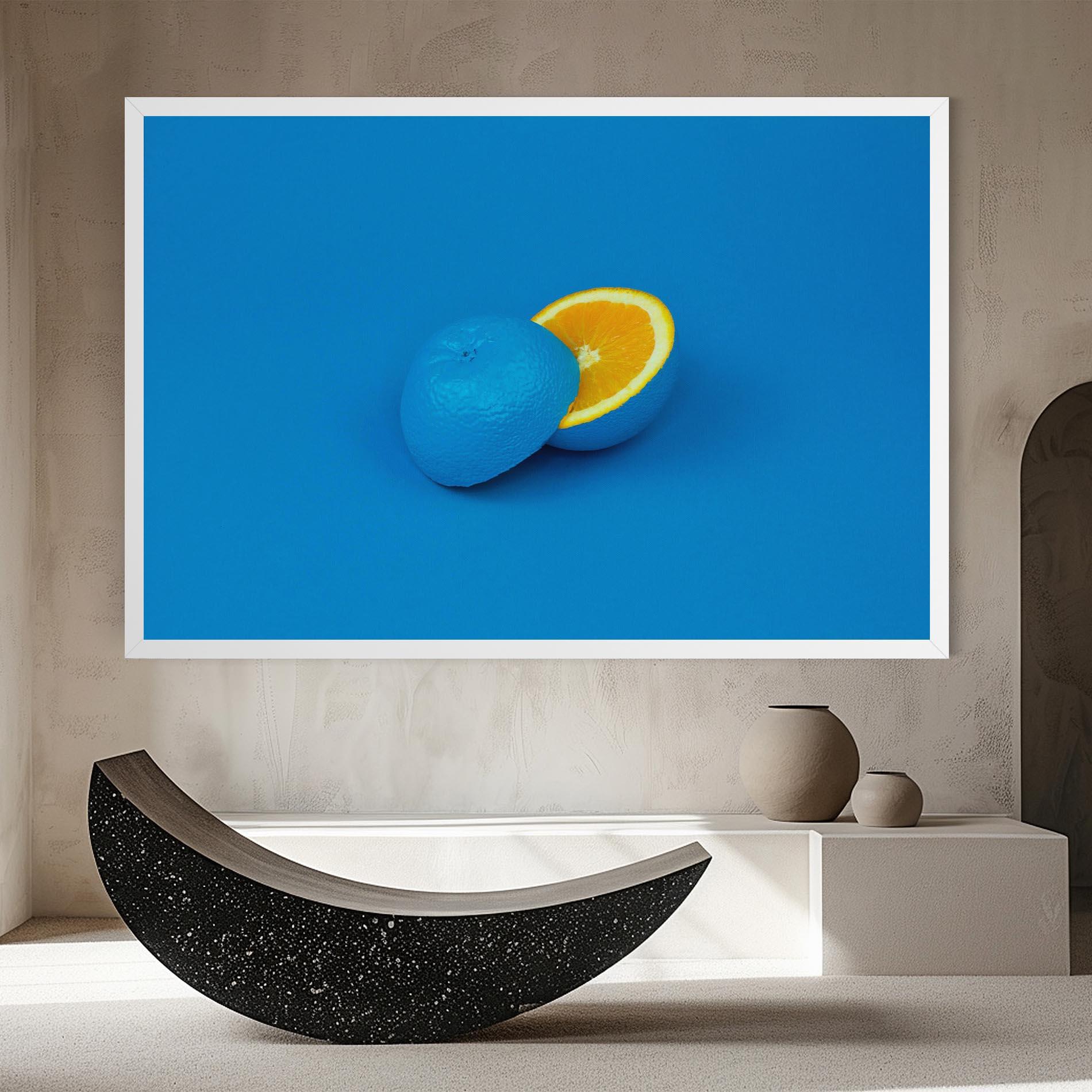 Tablou Canvas Blue Orange mockup 8