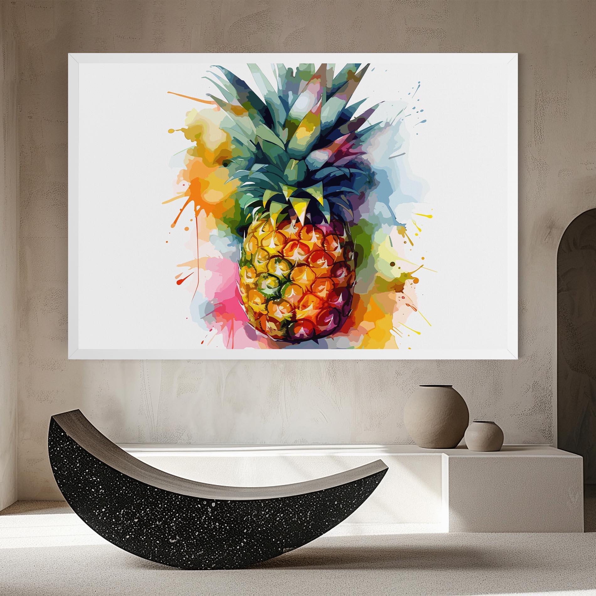 Tablou Canvas Color Mix Pineapple mockup 8