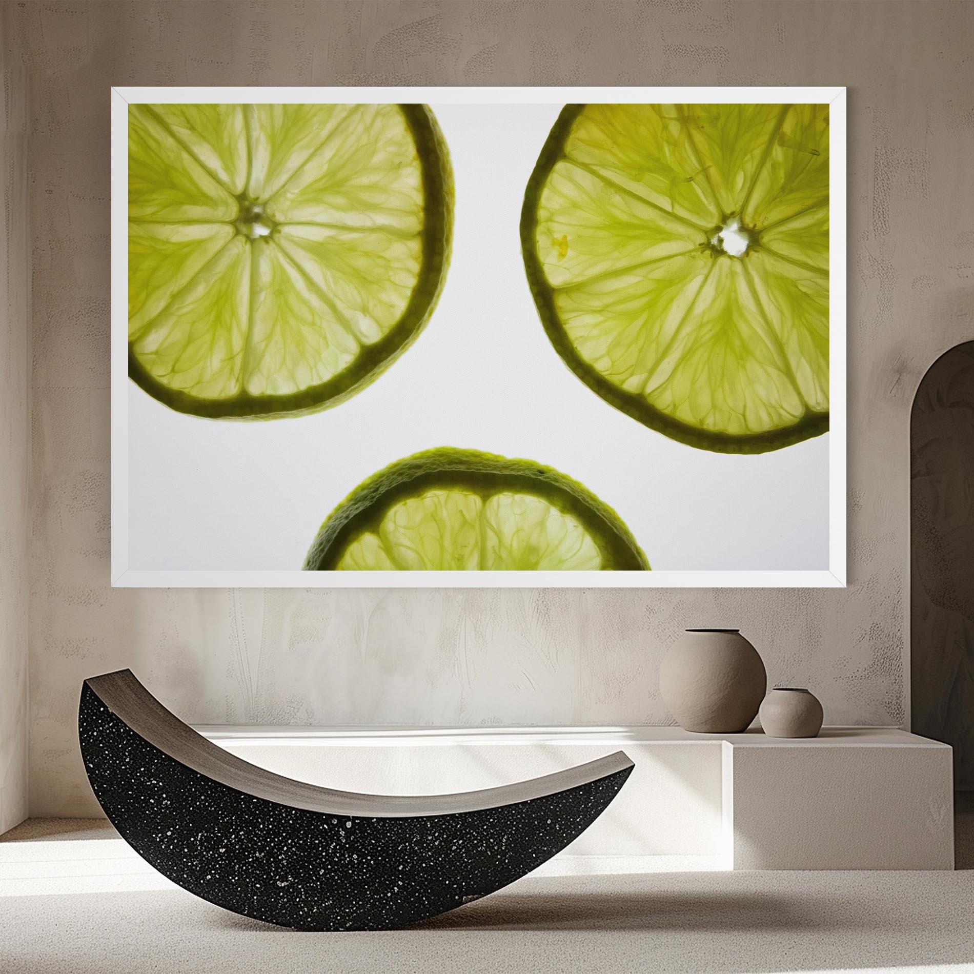 Tablou Canvas Lime Slice mockup 8
