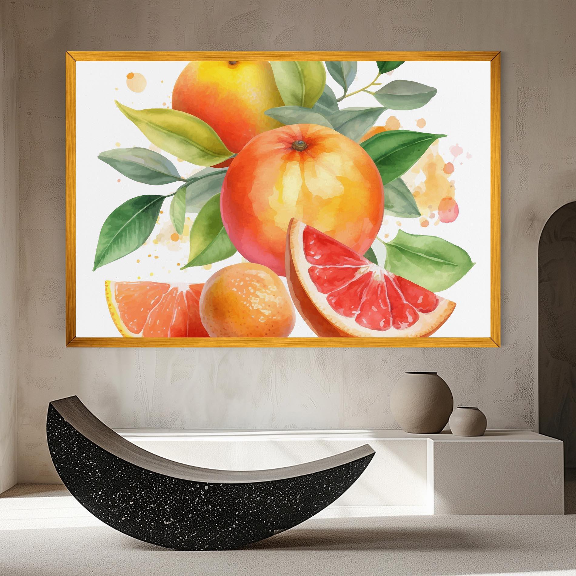 Tablou Canvas Grapefruit Art mockup 8
