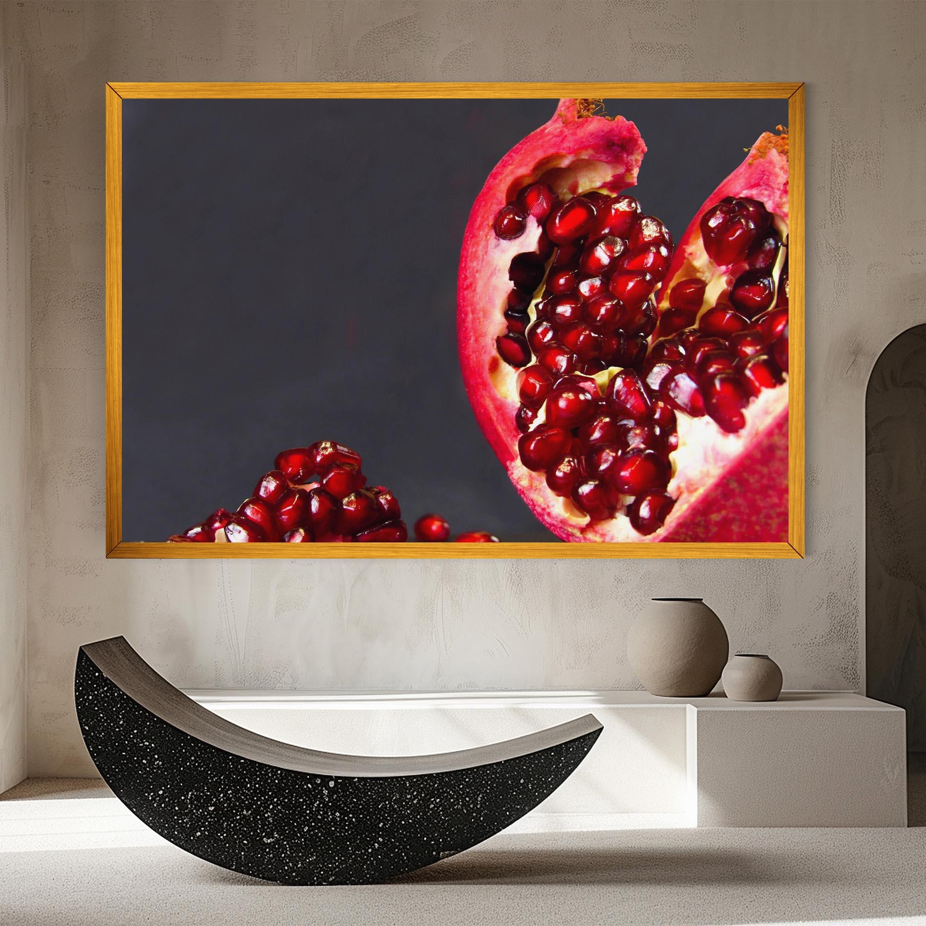 Tablou Canvas Open Pomegranate mockup 8