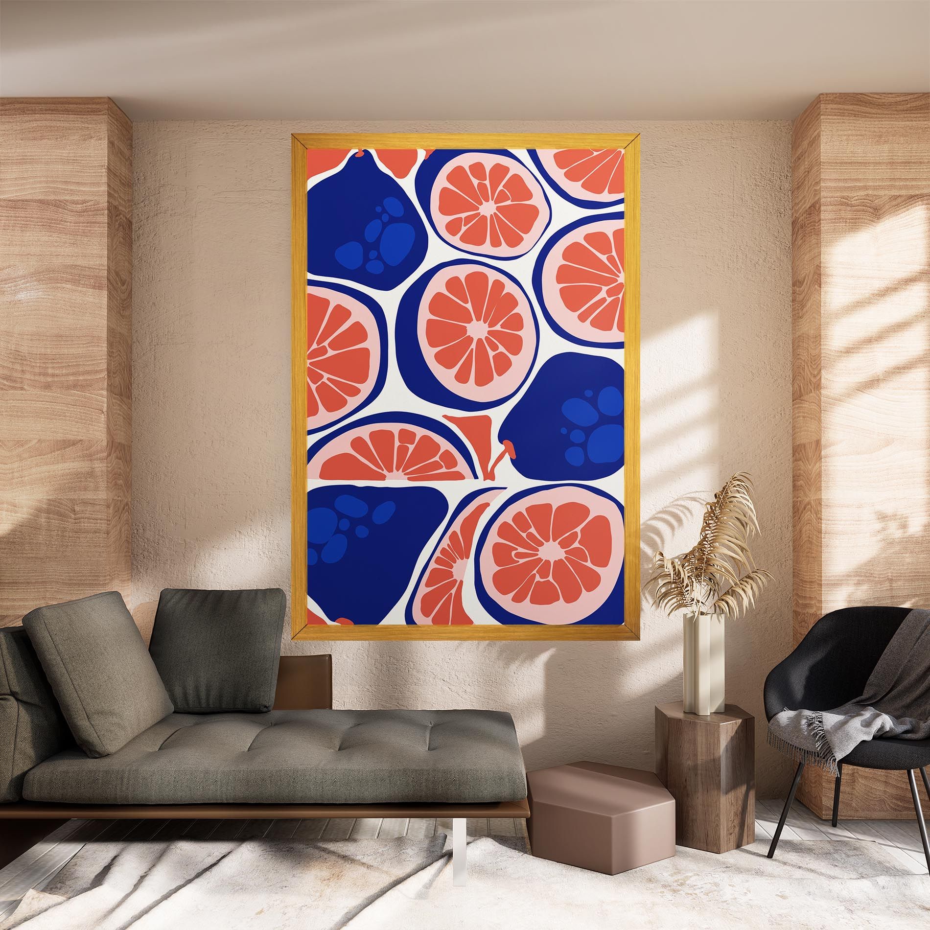 Blue Pink Fruit mockup 8