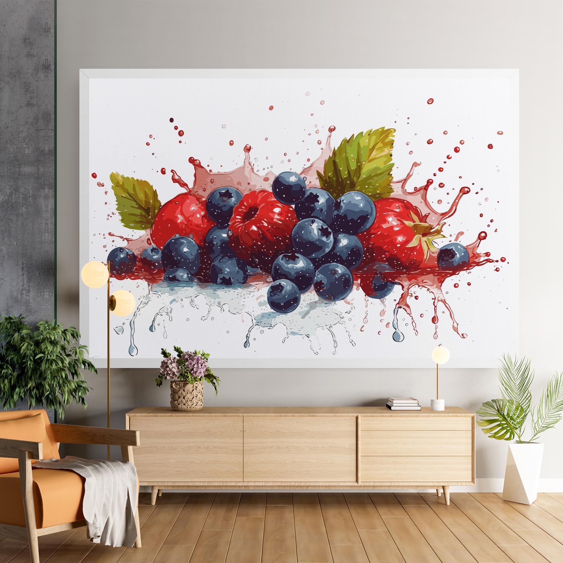 Tablou Canvas Berries Art mockup 9